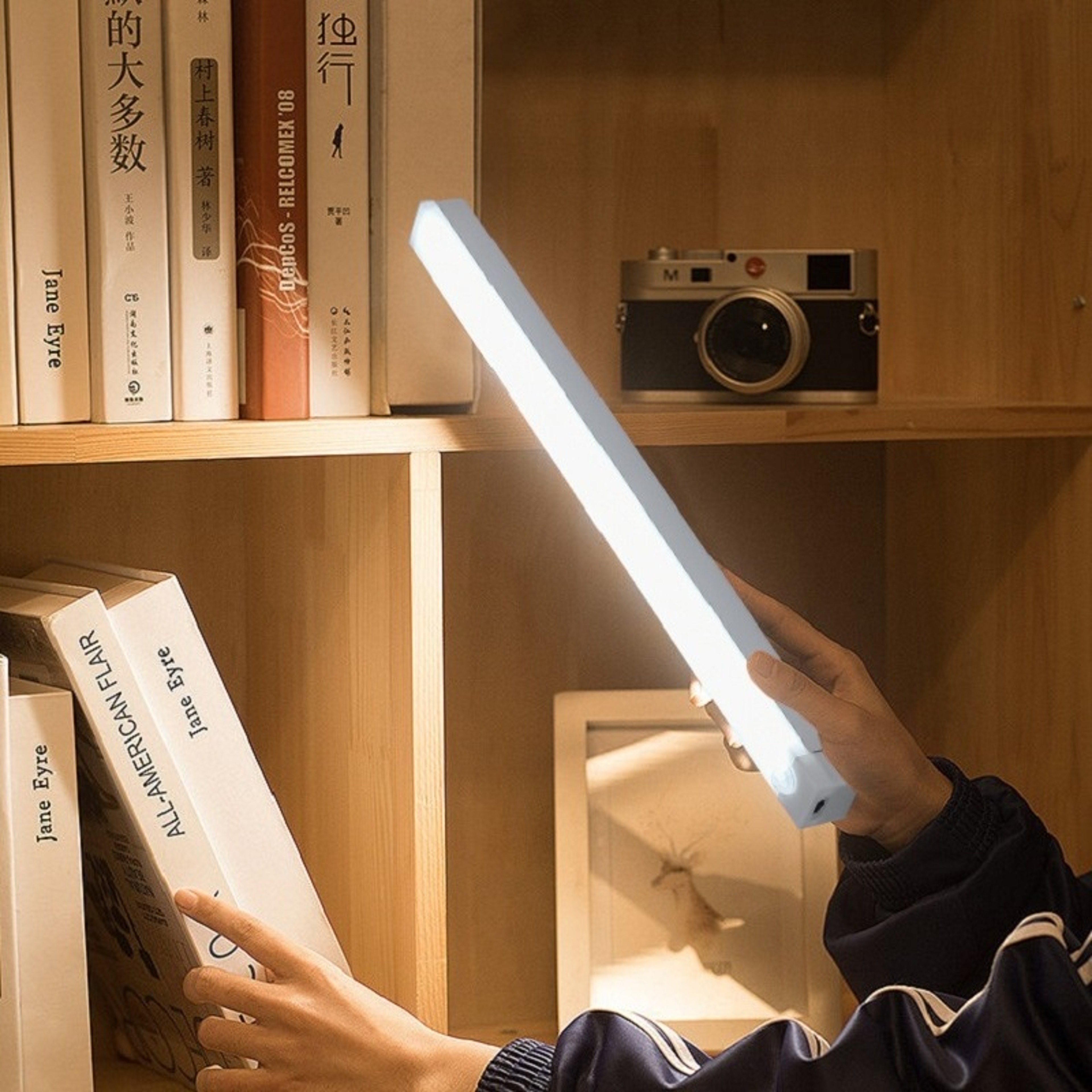 Rechargeable Motion Sensor LED Light Wireless Magnetic Under Cabinet Light 1