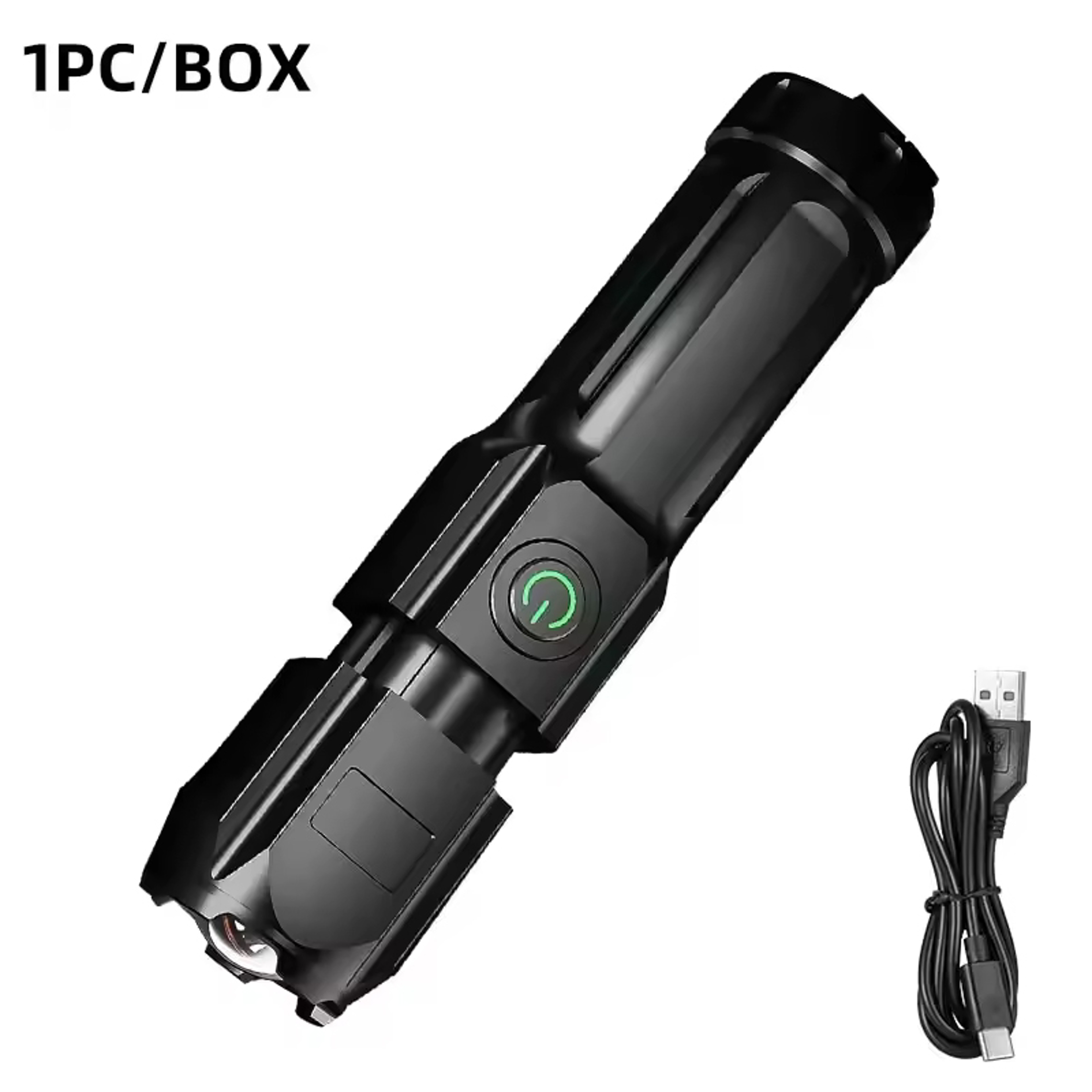 Lumen Rechargeable Flashlight Waterproof Zoomable LED Tactical Light – view 8