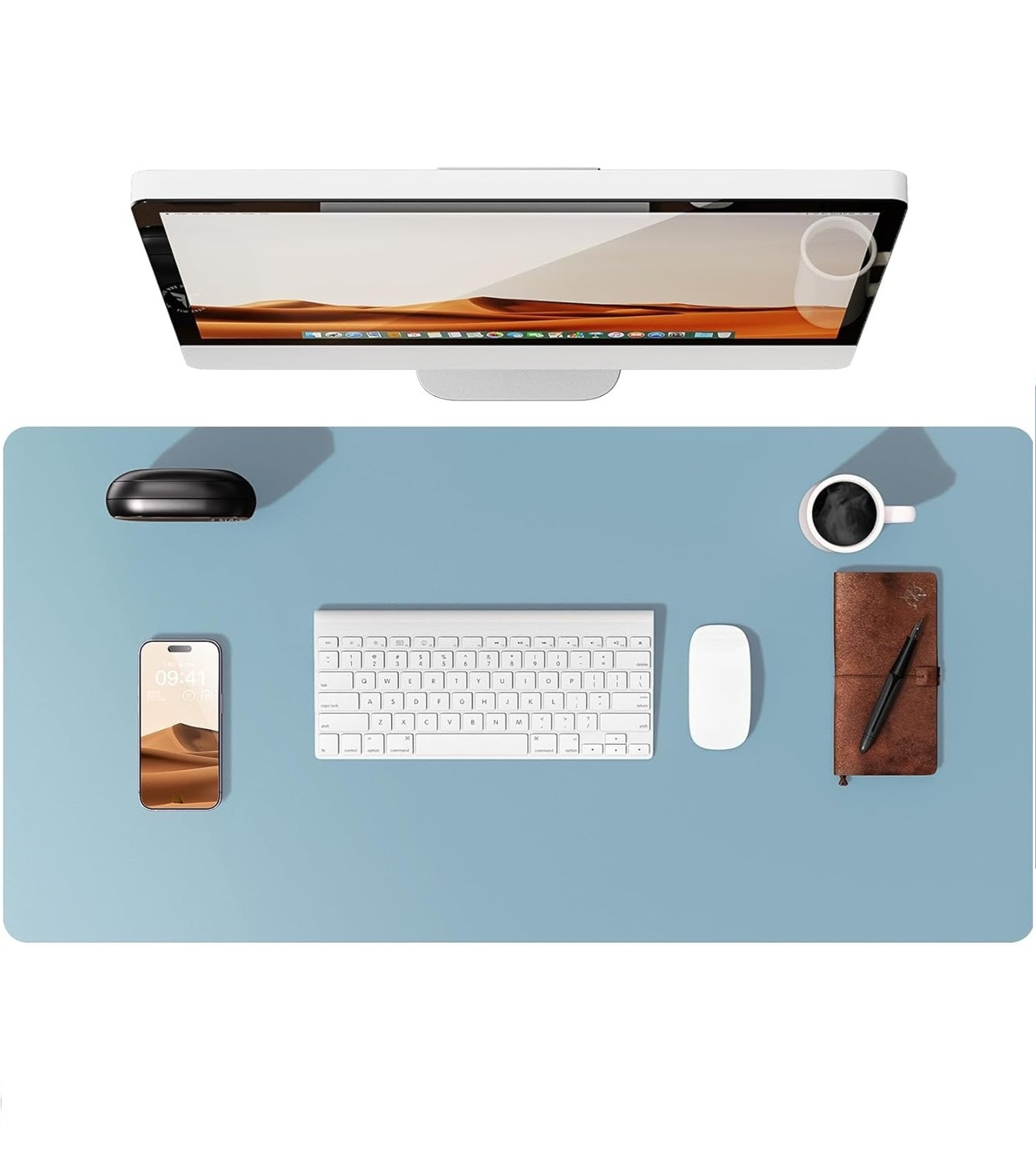 Large Leather Desk Pad Non Slip Office Mouse Pad and Desk Protector – view 20