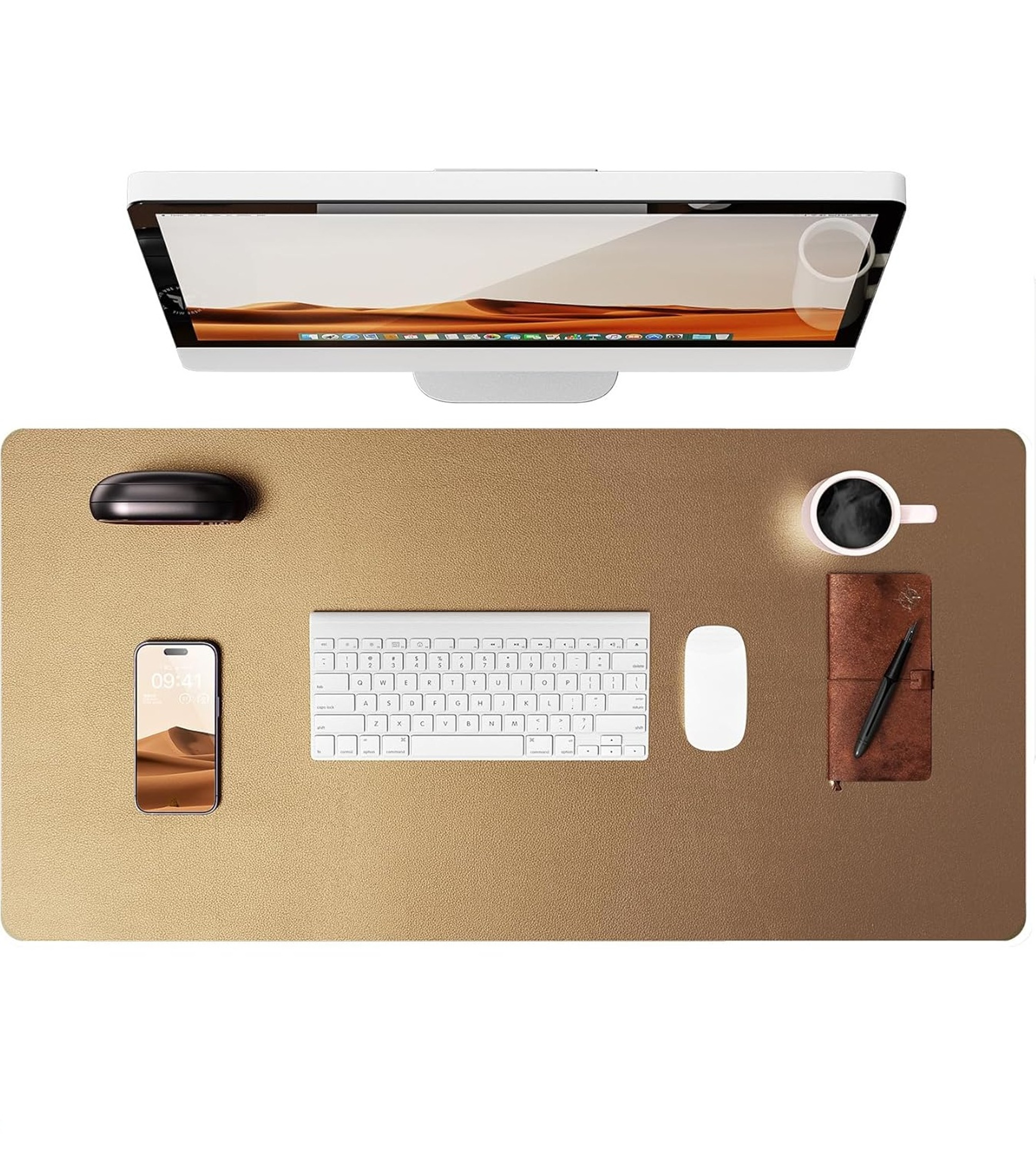 Large Leather Desk Pad Non Slip Office Mouse Pad and Desk Protector – view 33
