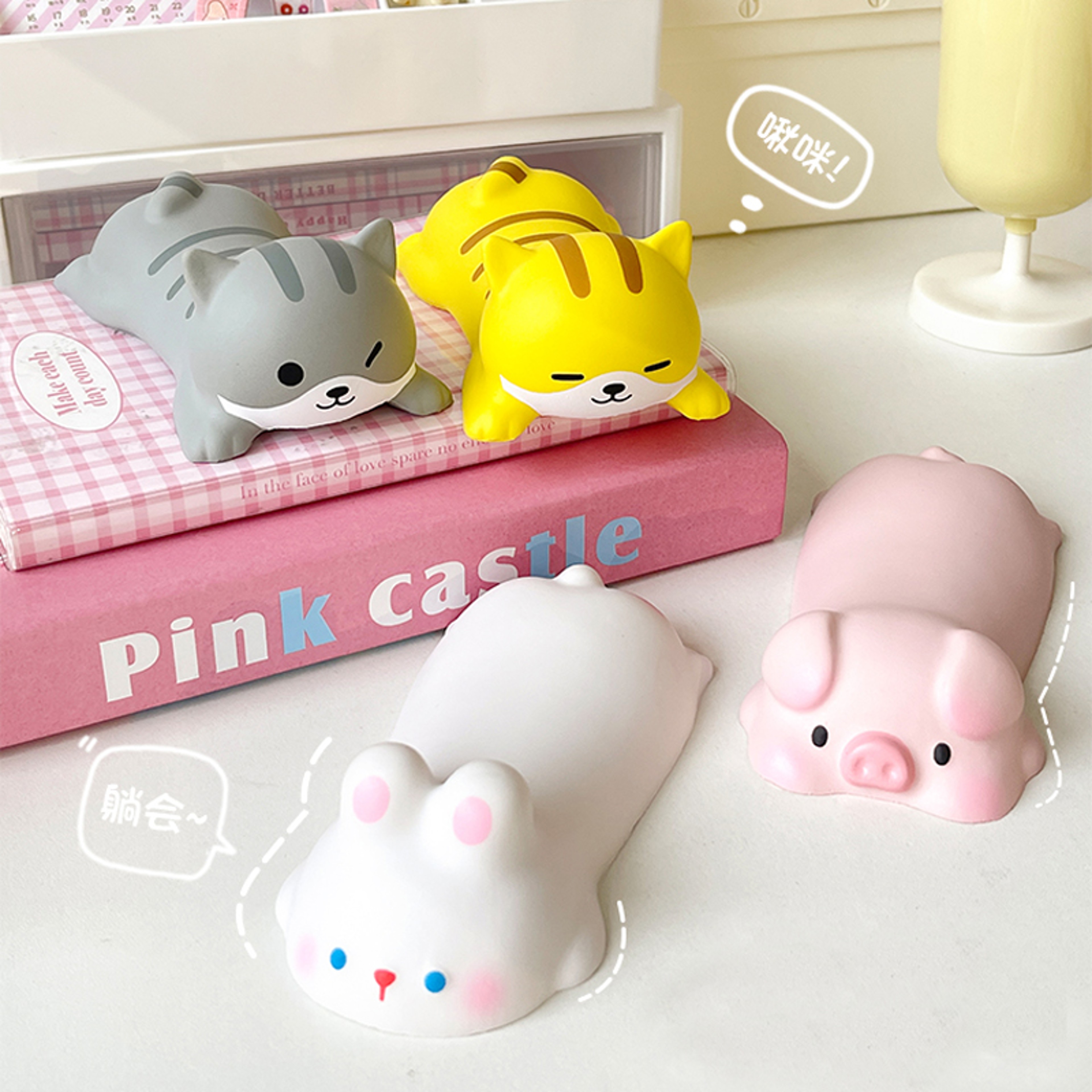 Cute Ergonomic Mouse Pad with Wrist Rest Slow Rising Squishy Desk Support – view 4