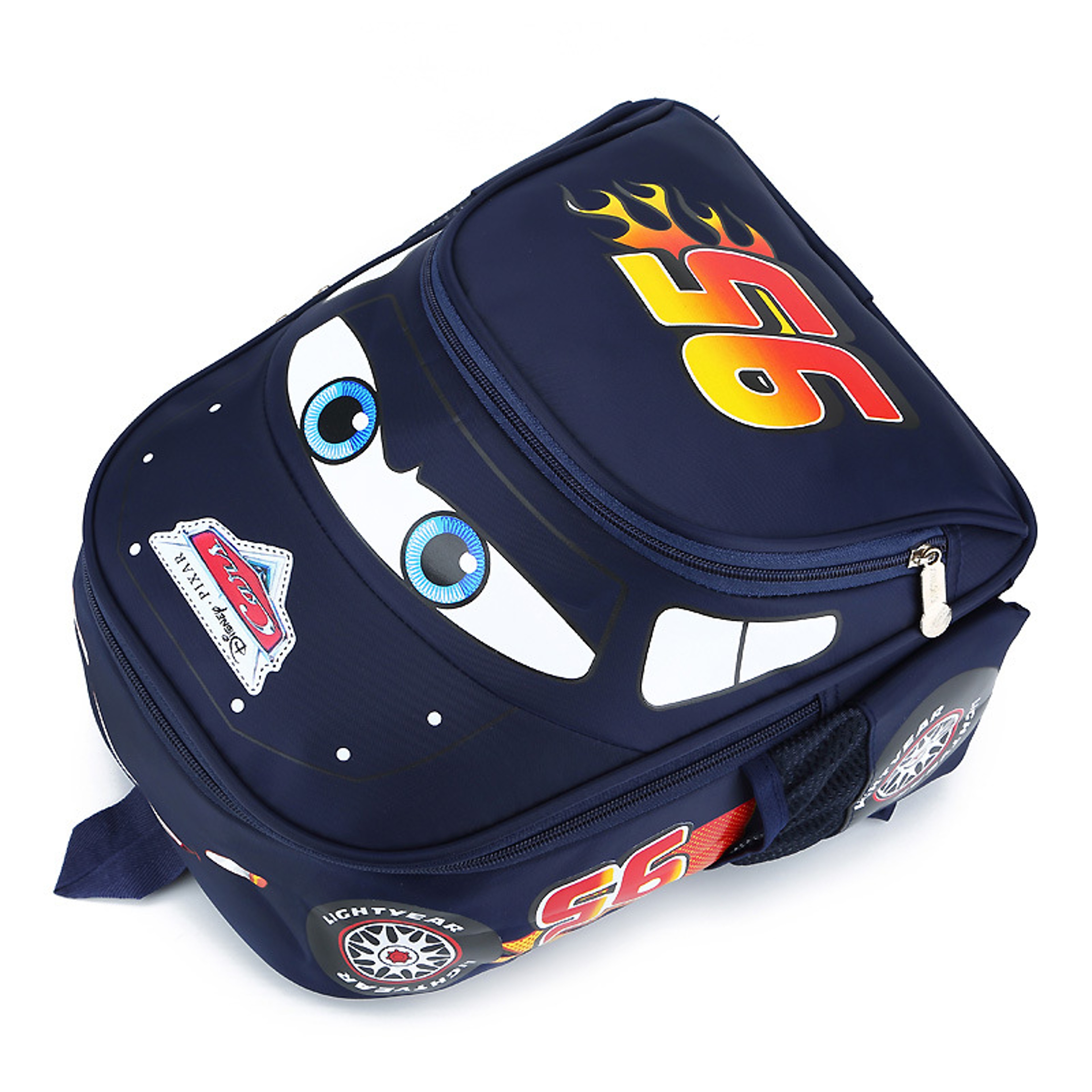 Kids ABS Zipper Backpack With Sporty Solid Design 6