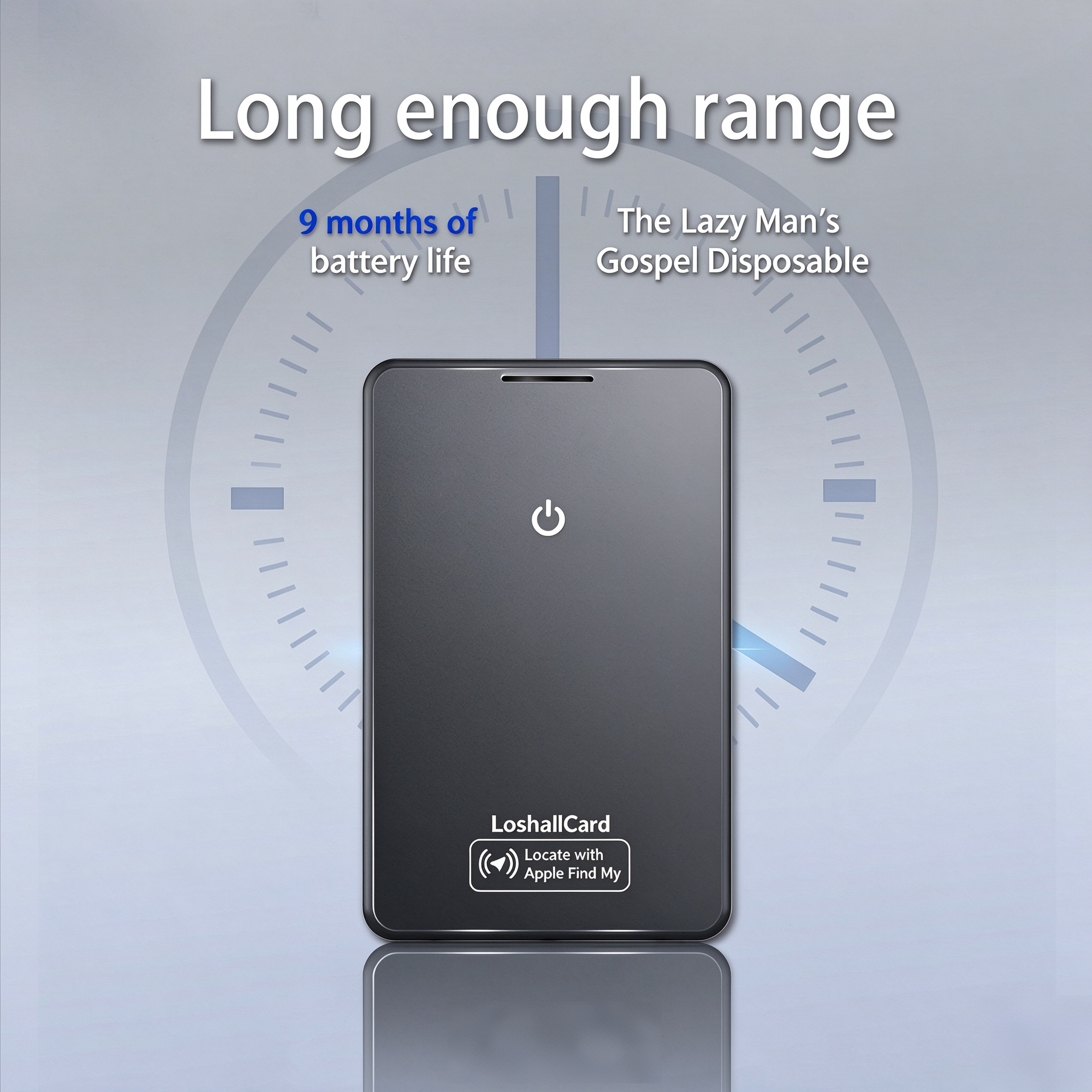Slim Waterproof Bluetooth Card Tracker With Find My Compatibility 5