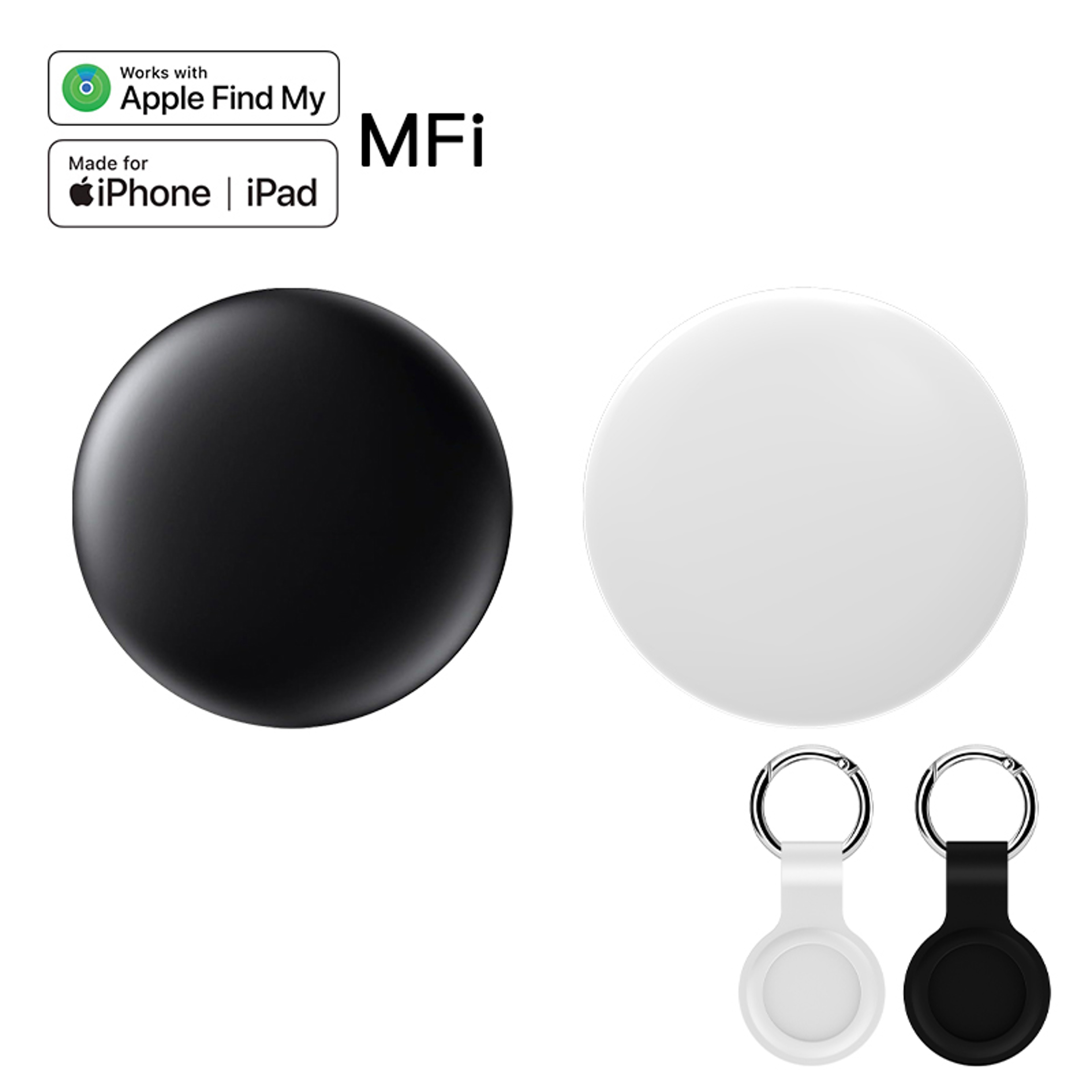 Apple Find My Compatible Bluetooth Tracker with Replaceable Battery and Built In Buzzer – view 1
