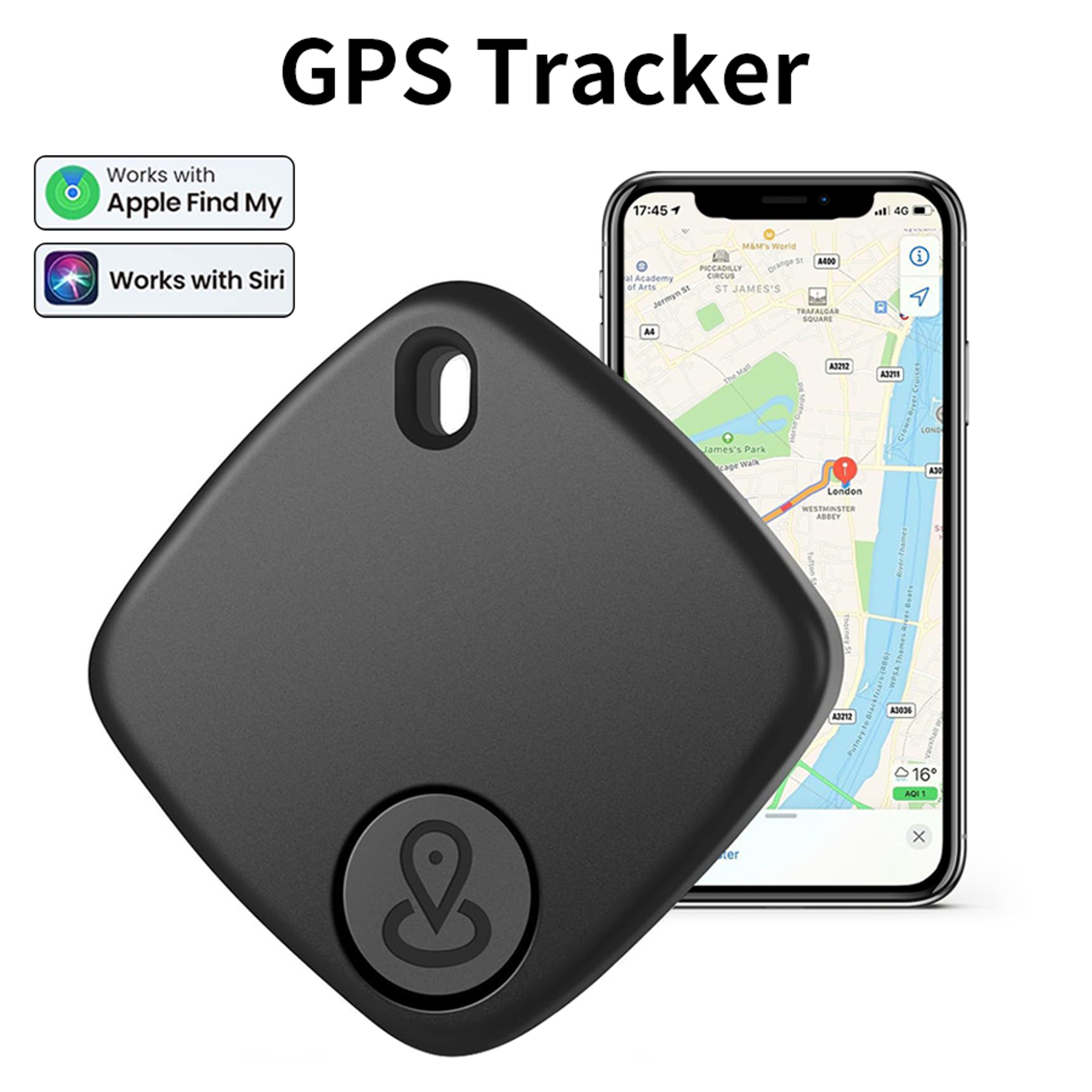 Bluetooth Mini Tracker for Apple Find My with Waterproof Anti Lost Reminder – view 1