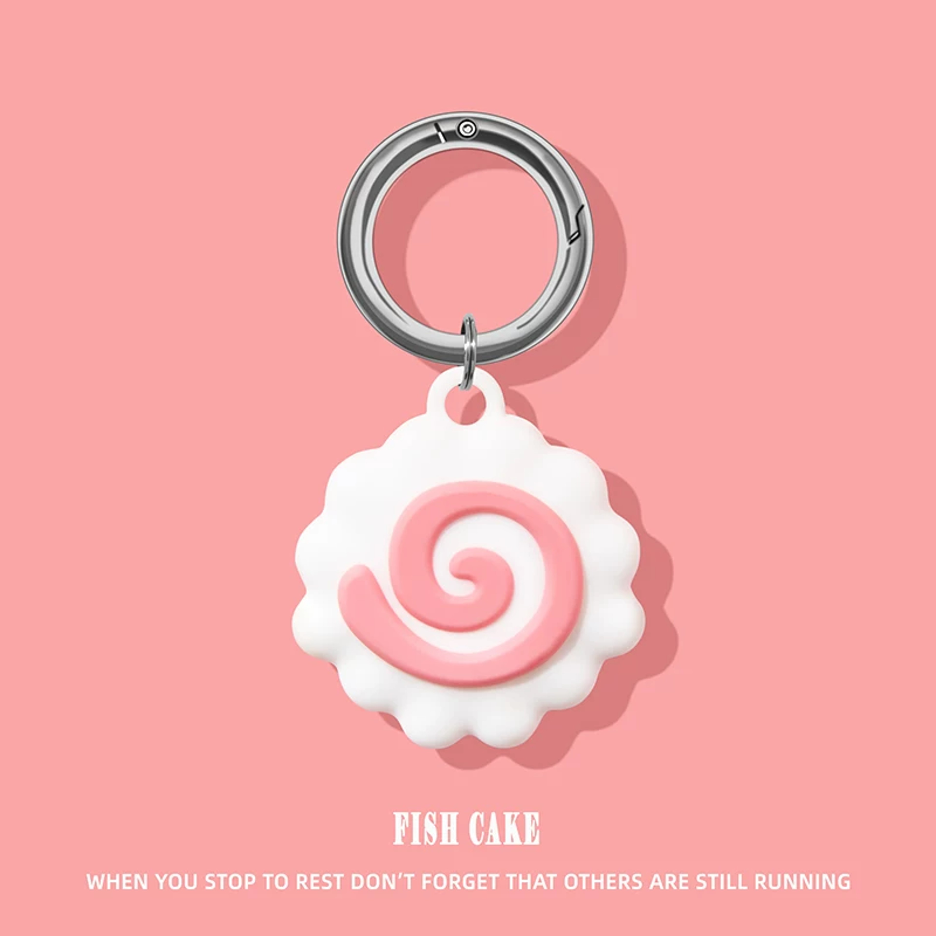 Cartoon Silicone AirTag Protective Keychain Case 4