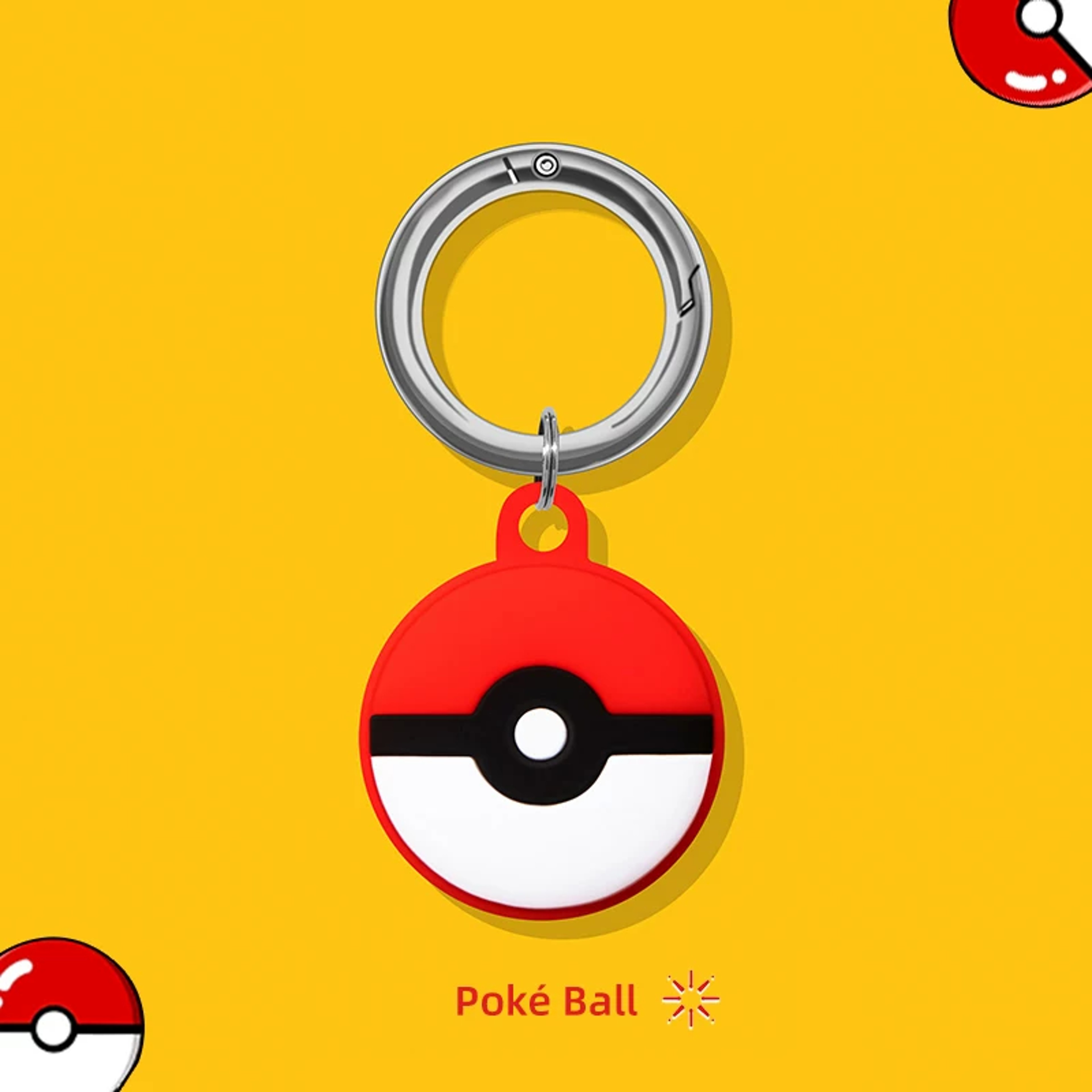 Cartoon Silicone AirTag Protective Keychain Case 8