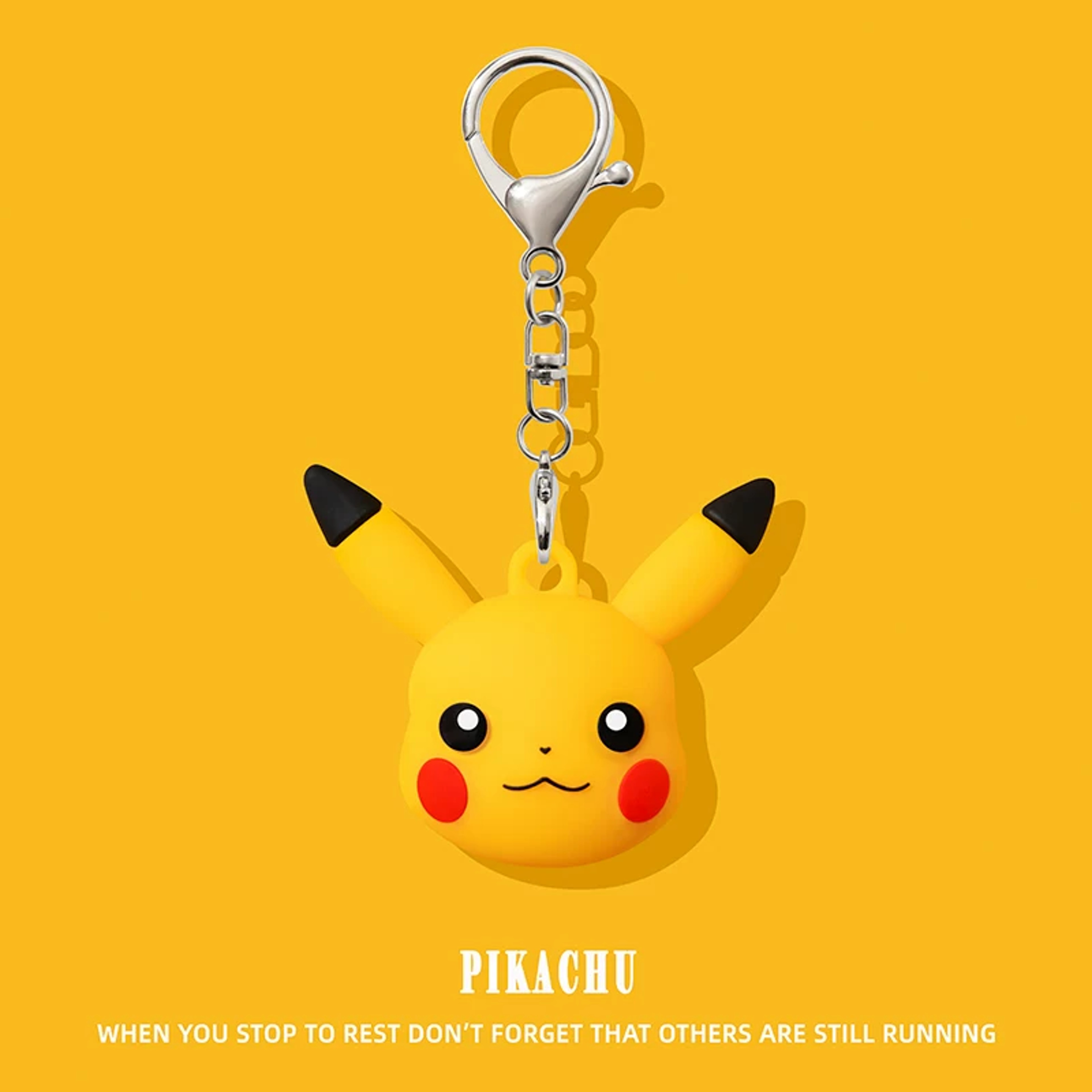 Cartoon Silicone AirTag Protective Keychain Case 10