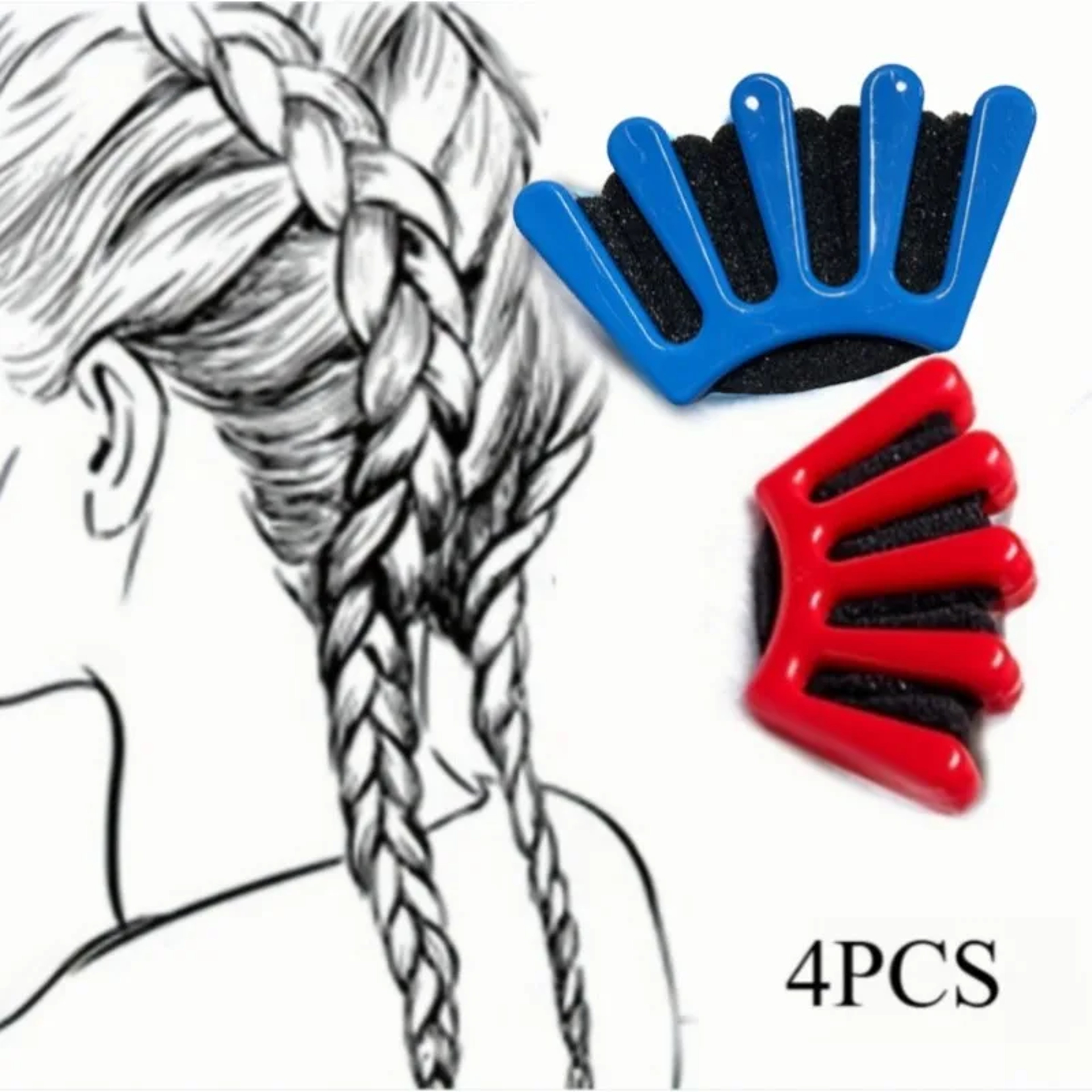 DIY Hair Styling Tool Set for Braiding Curling and Wedding Hairstyles – view 3