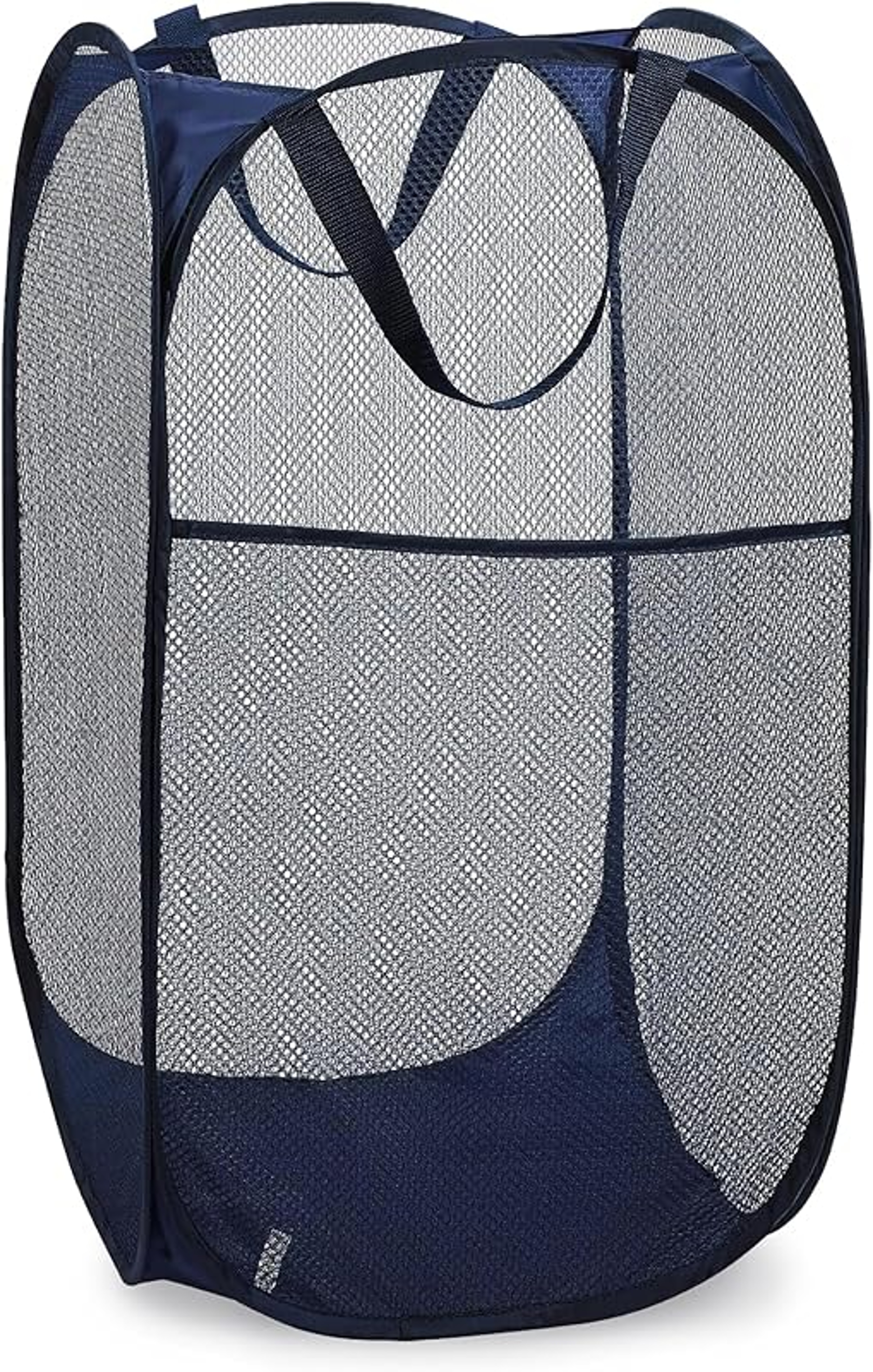 Foldable Mesh Pop Up Laundry Basket with Durable Handle – view 7