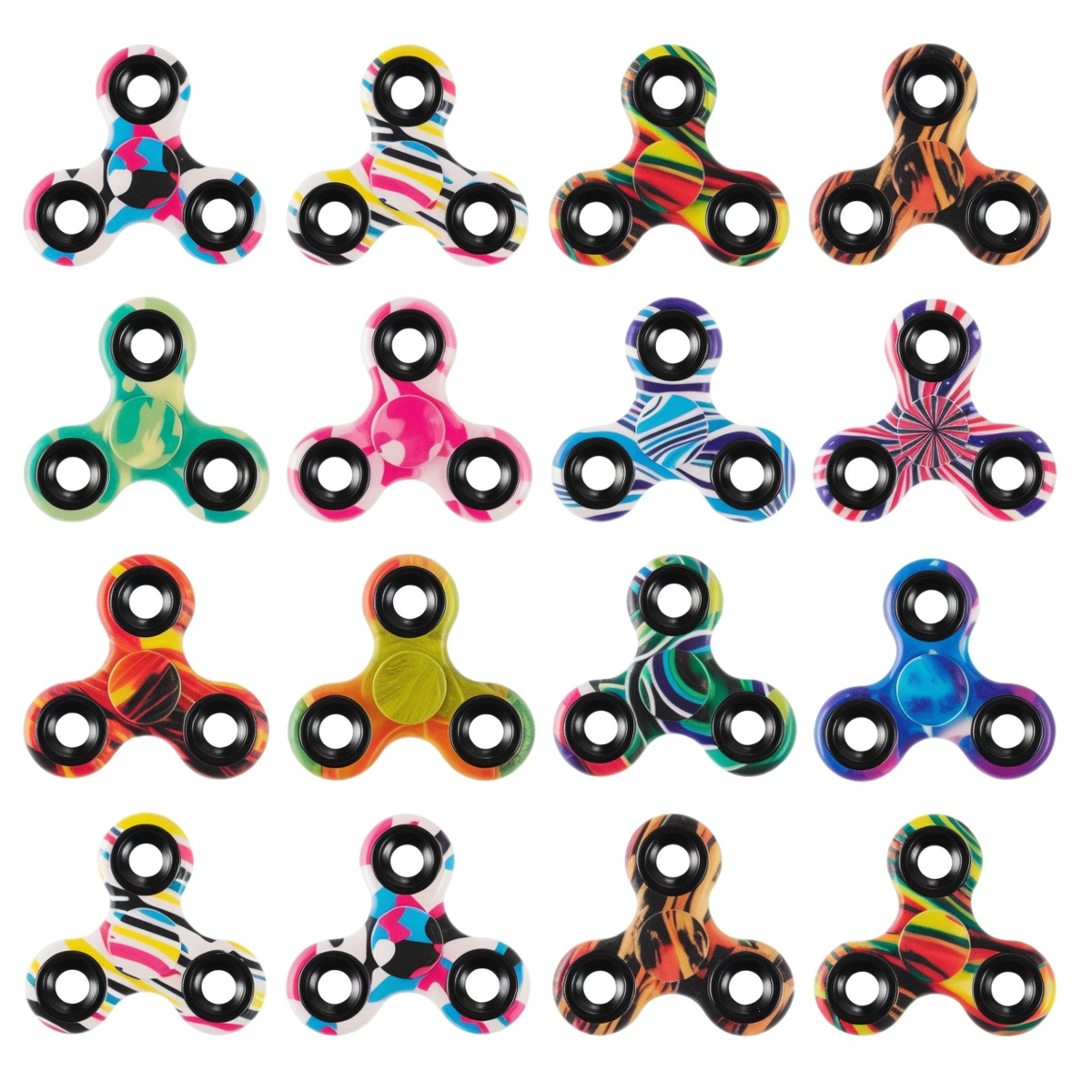 Colorful Rainbow Hand Fidget Spinner Plastic Finger Spinner for Ages fourteen Plus – view 1