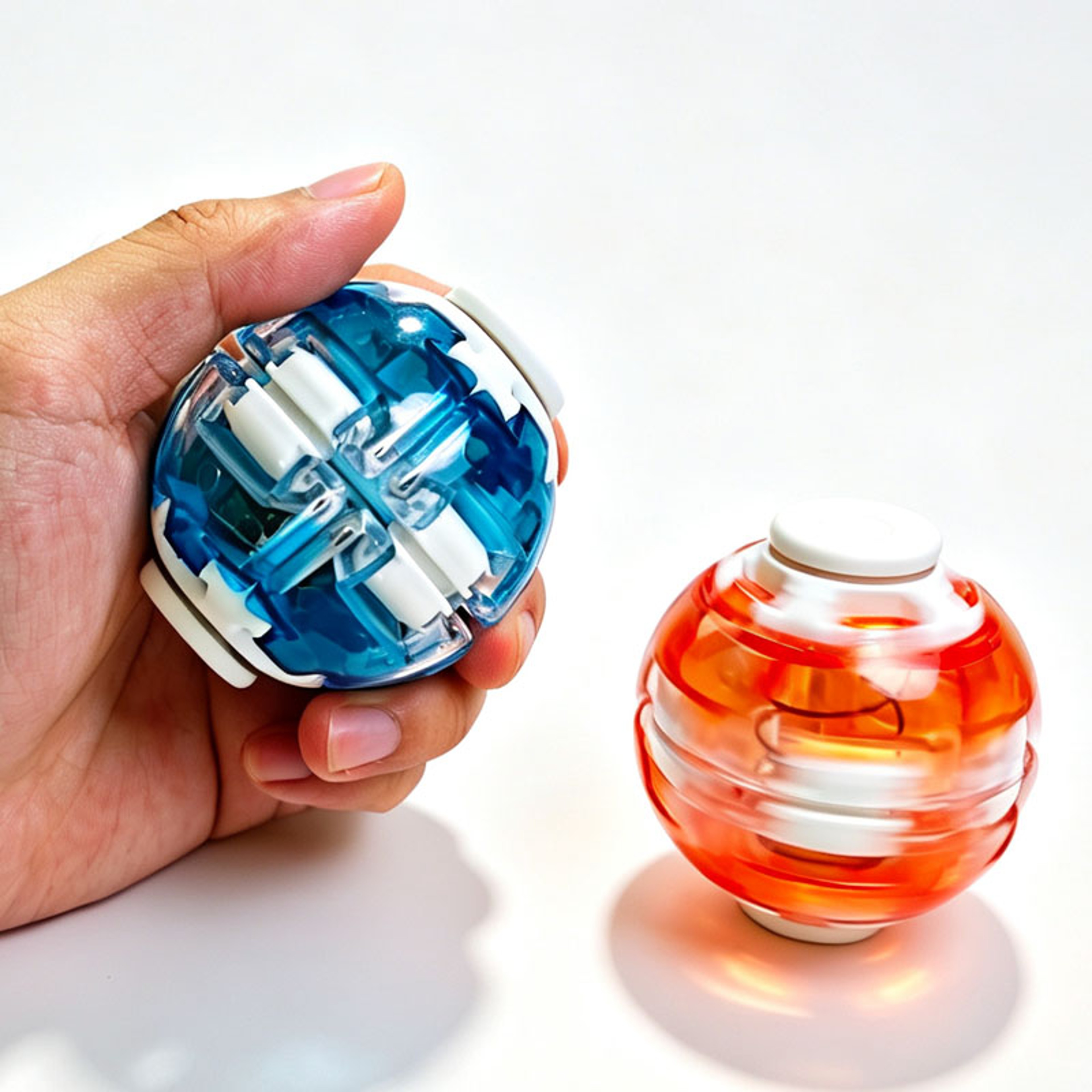 Press To Spin Plastic Fidget Ball for Adults and Ages fourteen Plus – view 2