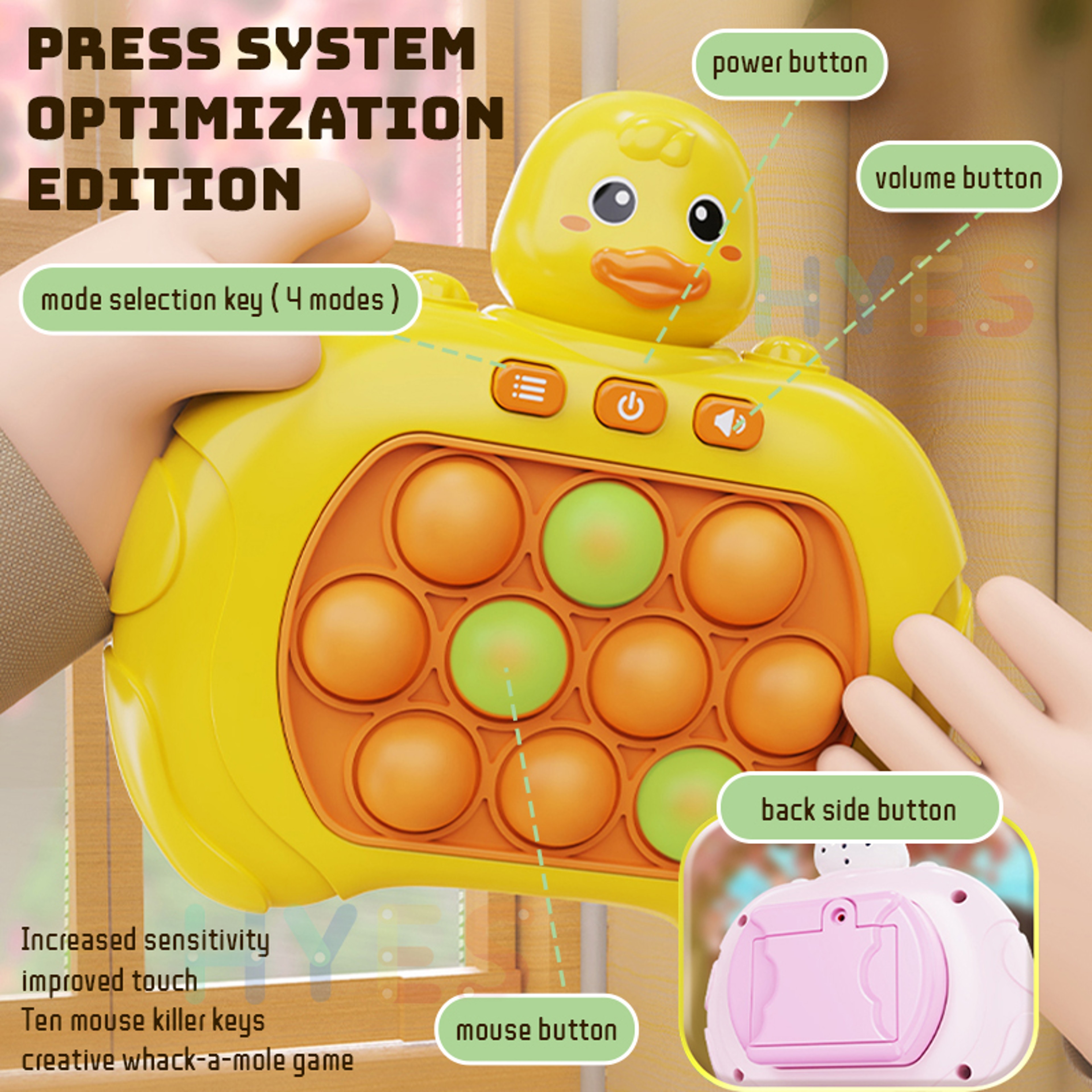 Quick Push Bubble Game Toy for Kids and Adults with Hand Eye Coordination Play – view 3