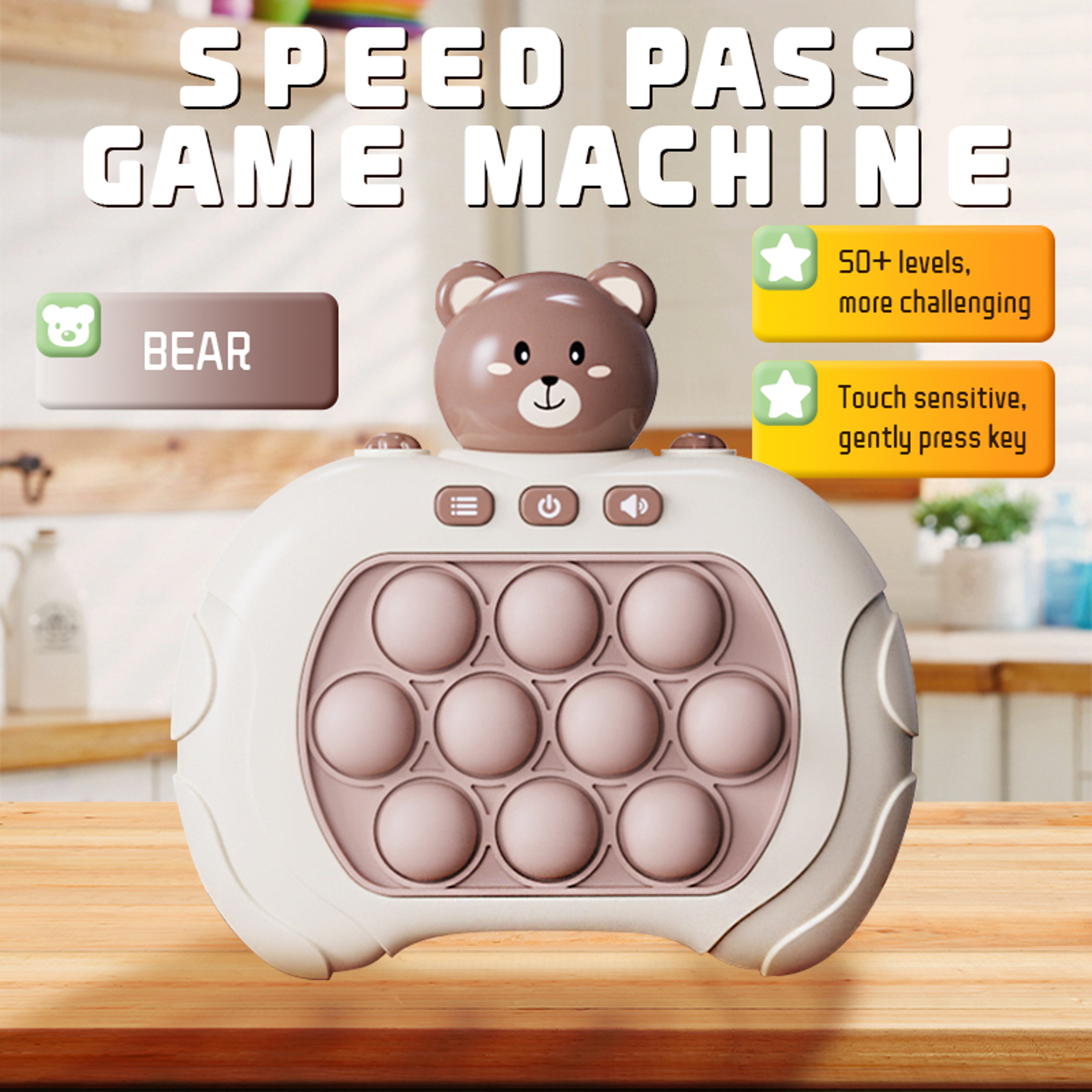 Quick Push Bubble Game Toy for Kids and Adults with Hand Eye Coordination Play – view 8