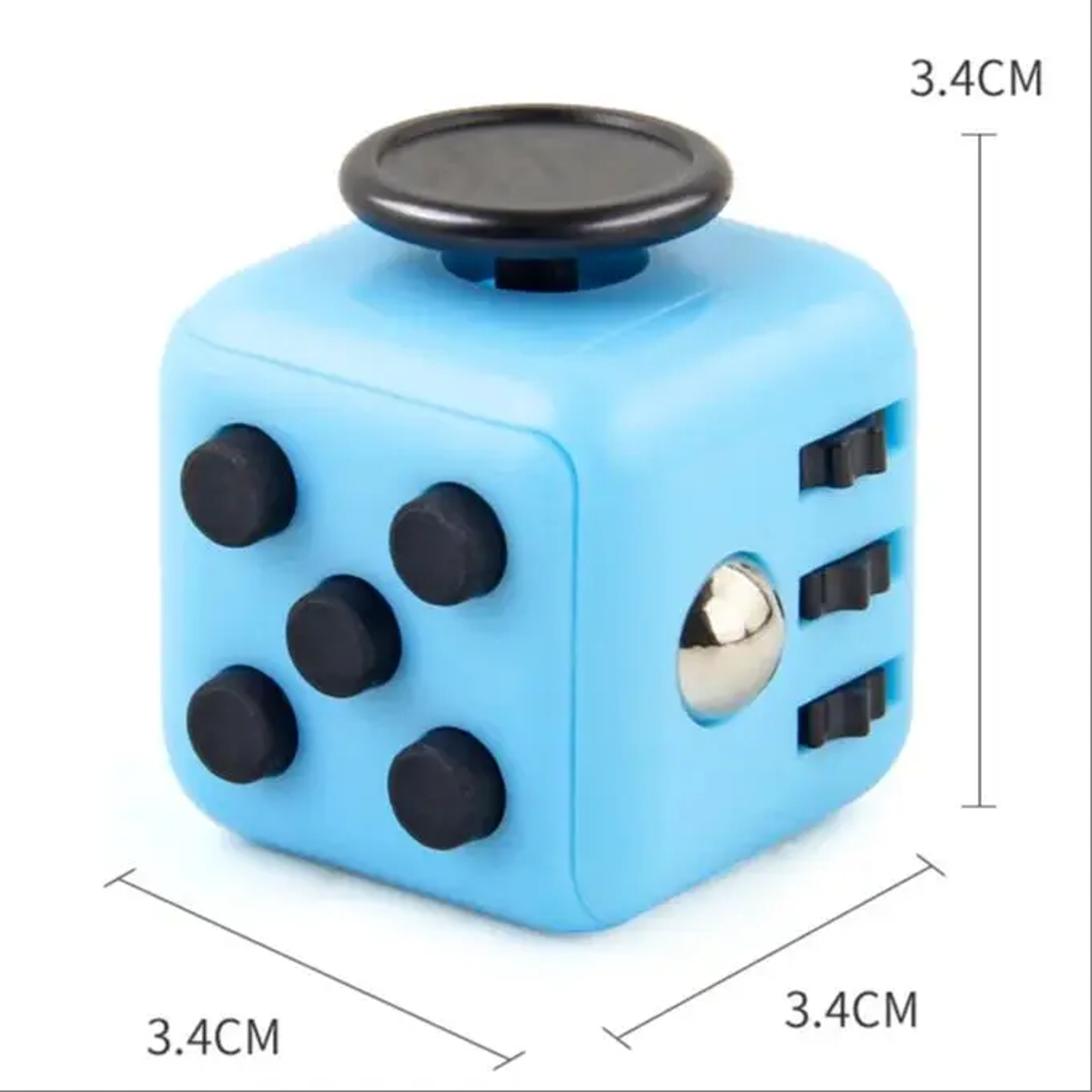 Fidget Cube Hand Spinner Plastic Sensory Toy For Kids And Adults 2