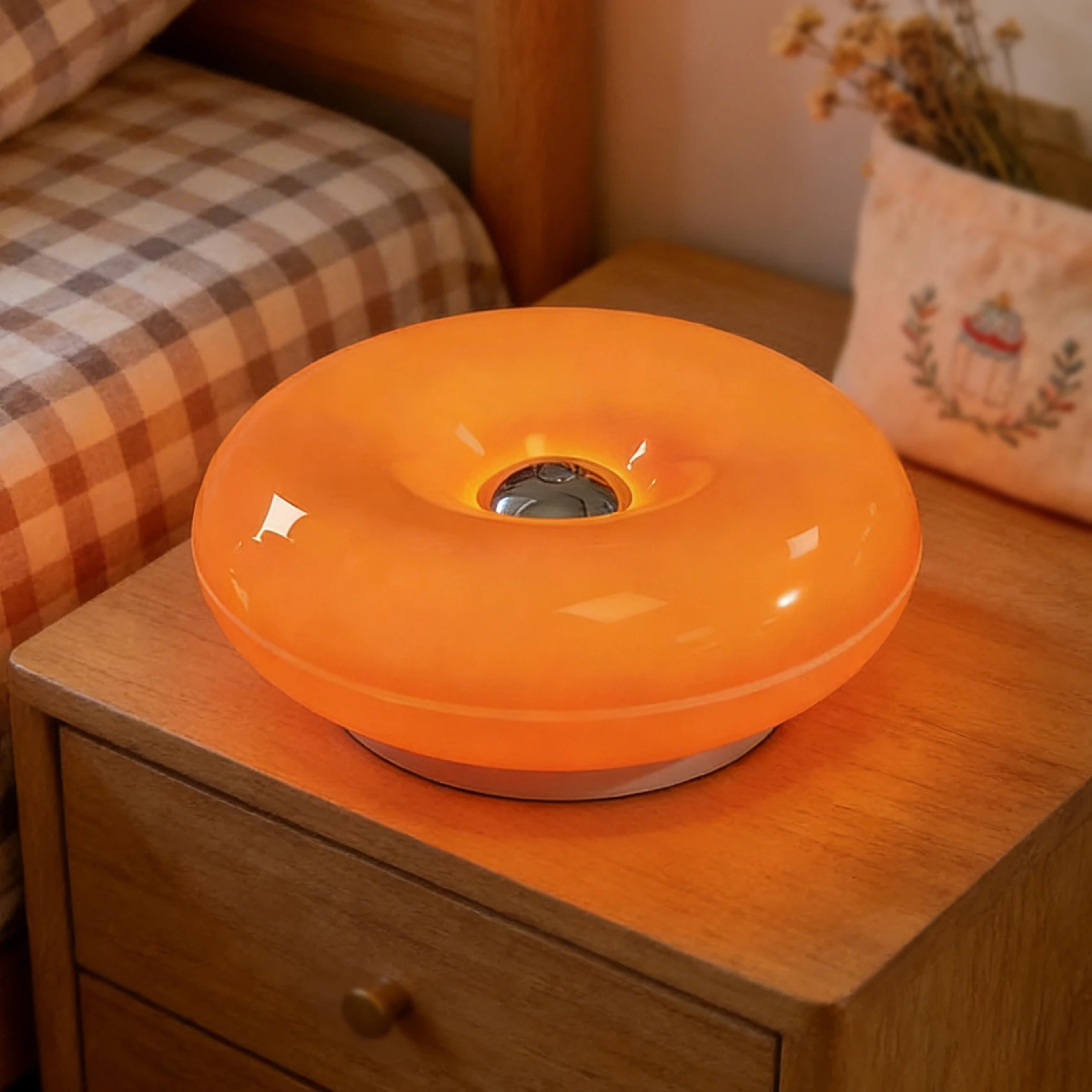 Donut Shape LED Table Lamp with Dimmable Warm Ambient Light – view 5