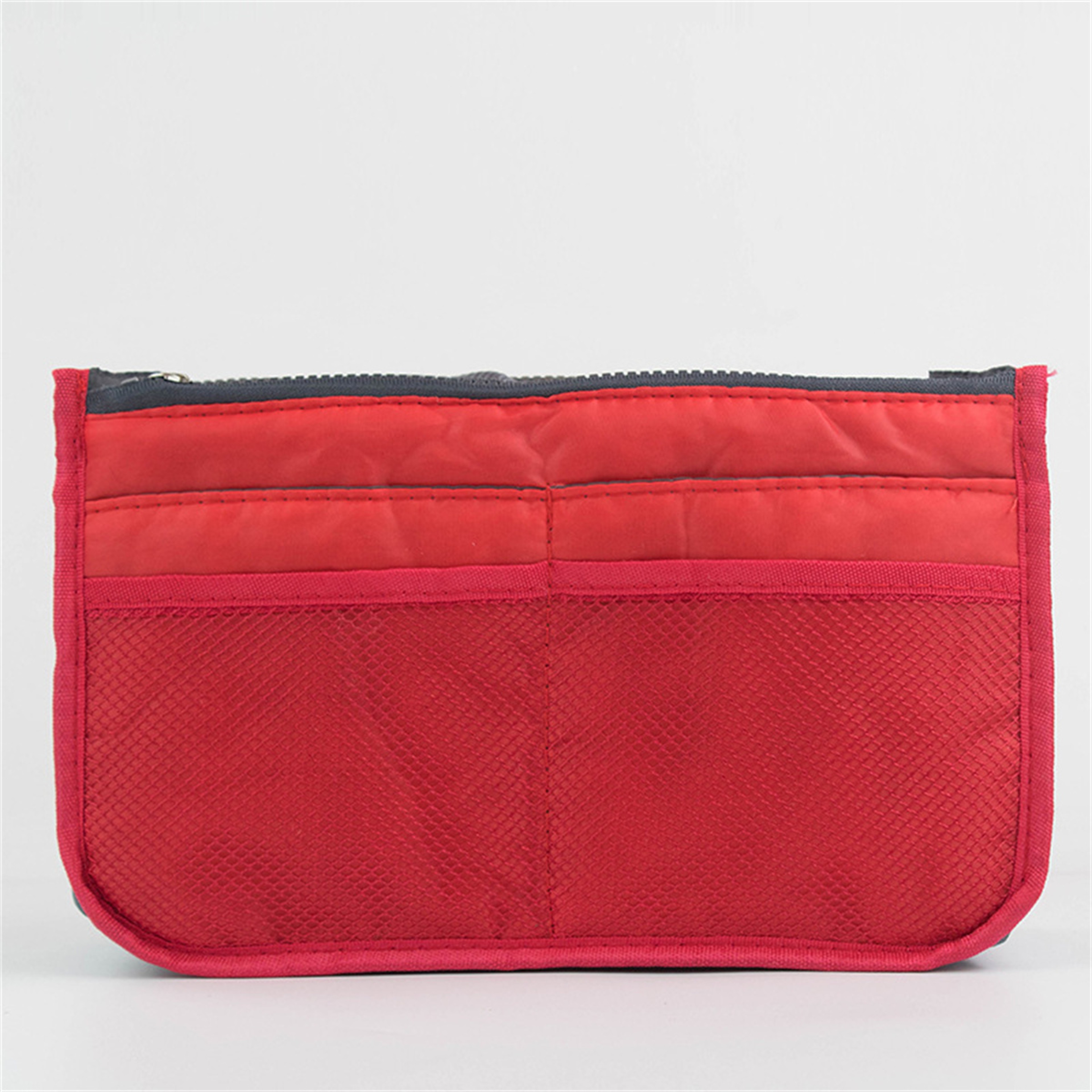 Foldable Double Zipper Cosmetic Storage Bag with Expandable Design – view 18