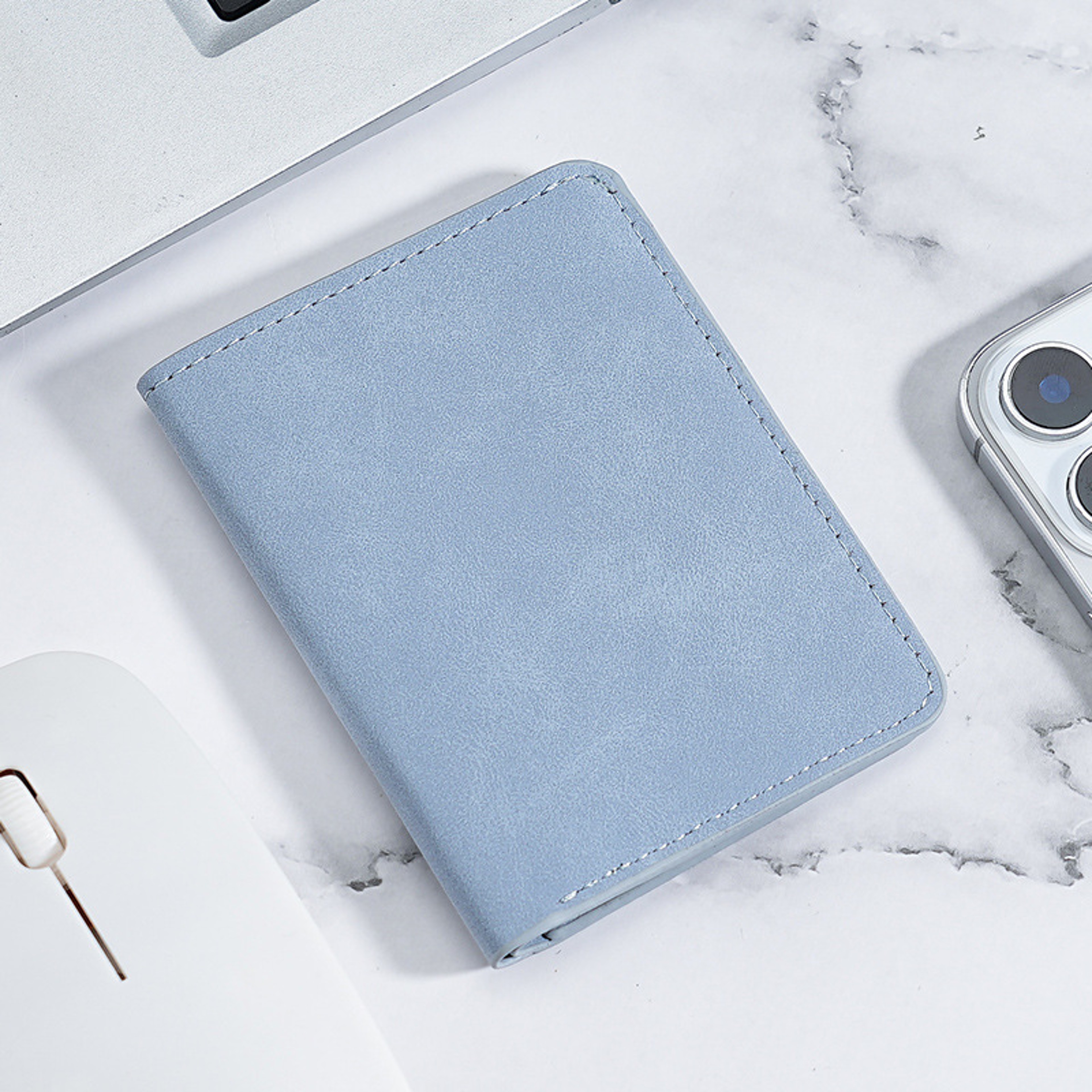 Ultra Thin PU Card Wallet with Multi Card Holder and Drivers License Slot – view 8
