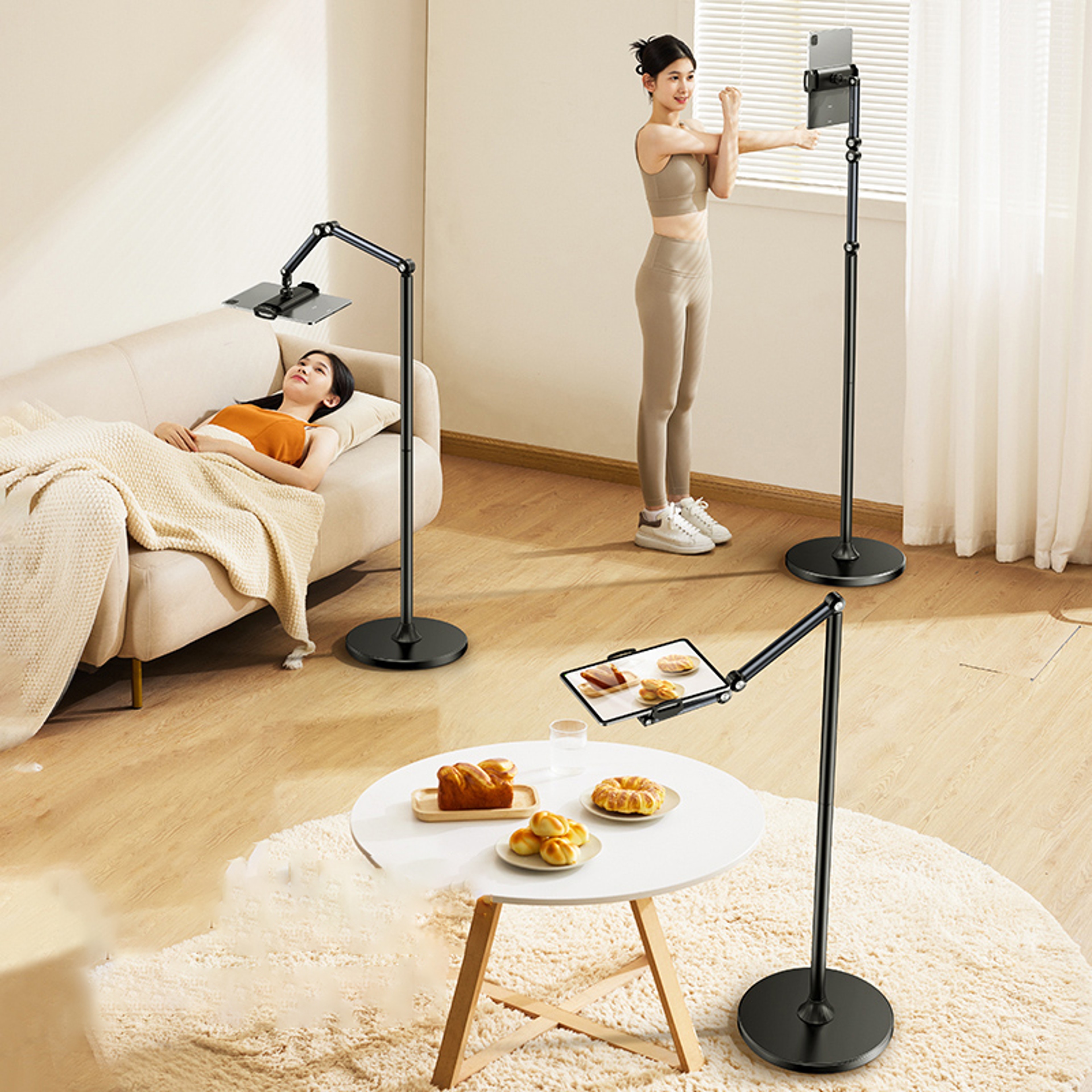 Magnetic Phone Stand With Adjustable Lift For Desktop 3