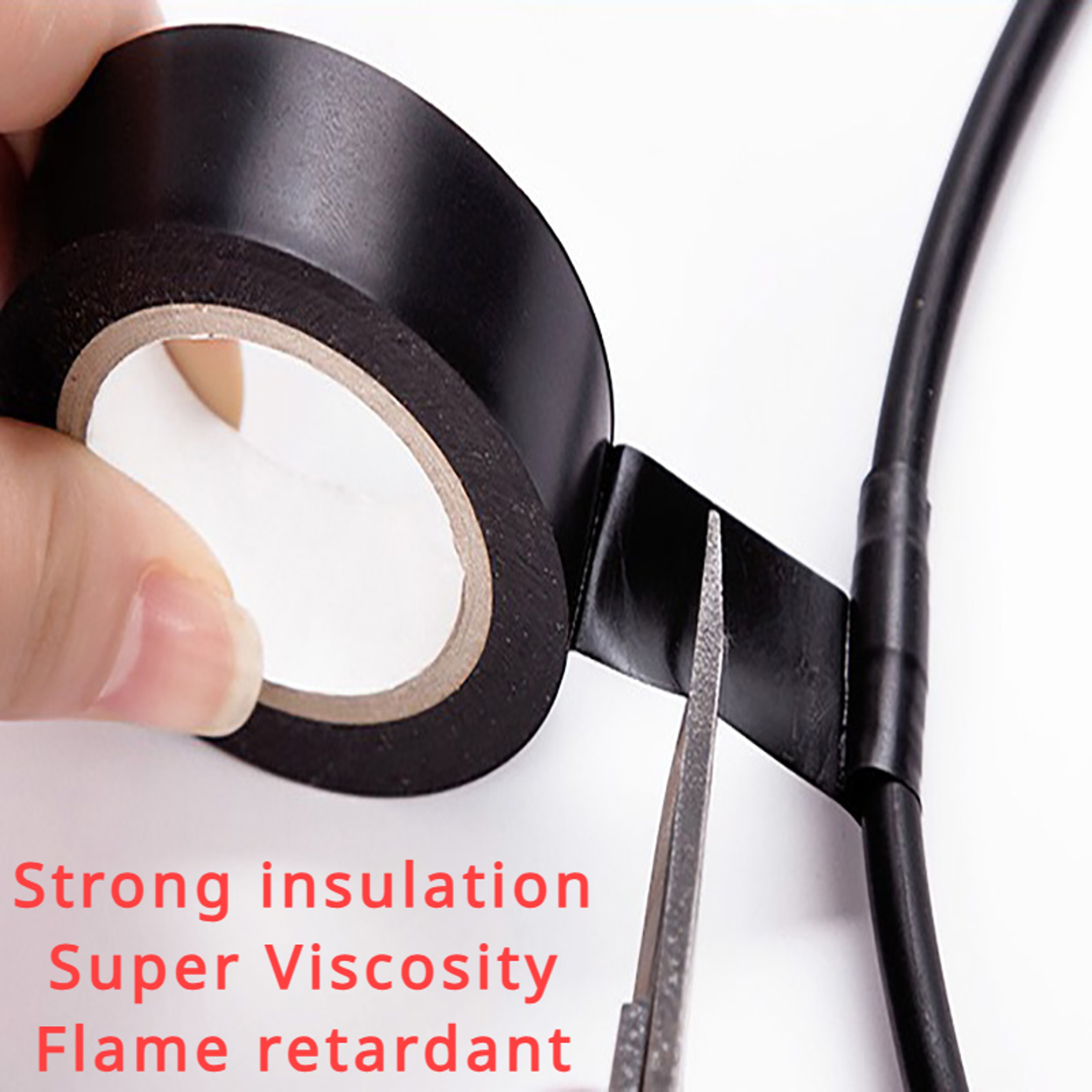 Ten Piece PVC Electrical Insulation Tape Set with Waterproof Adhesive – view 3