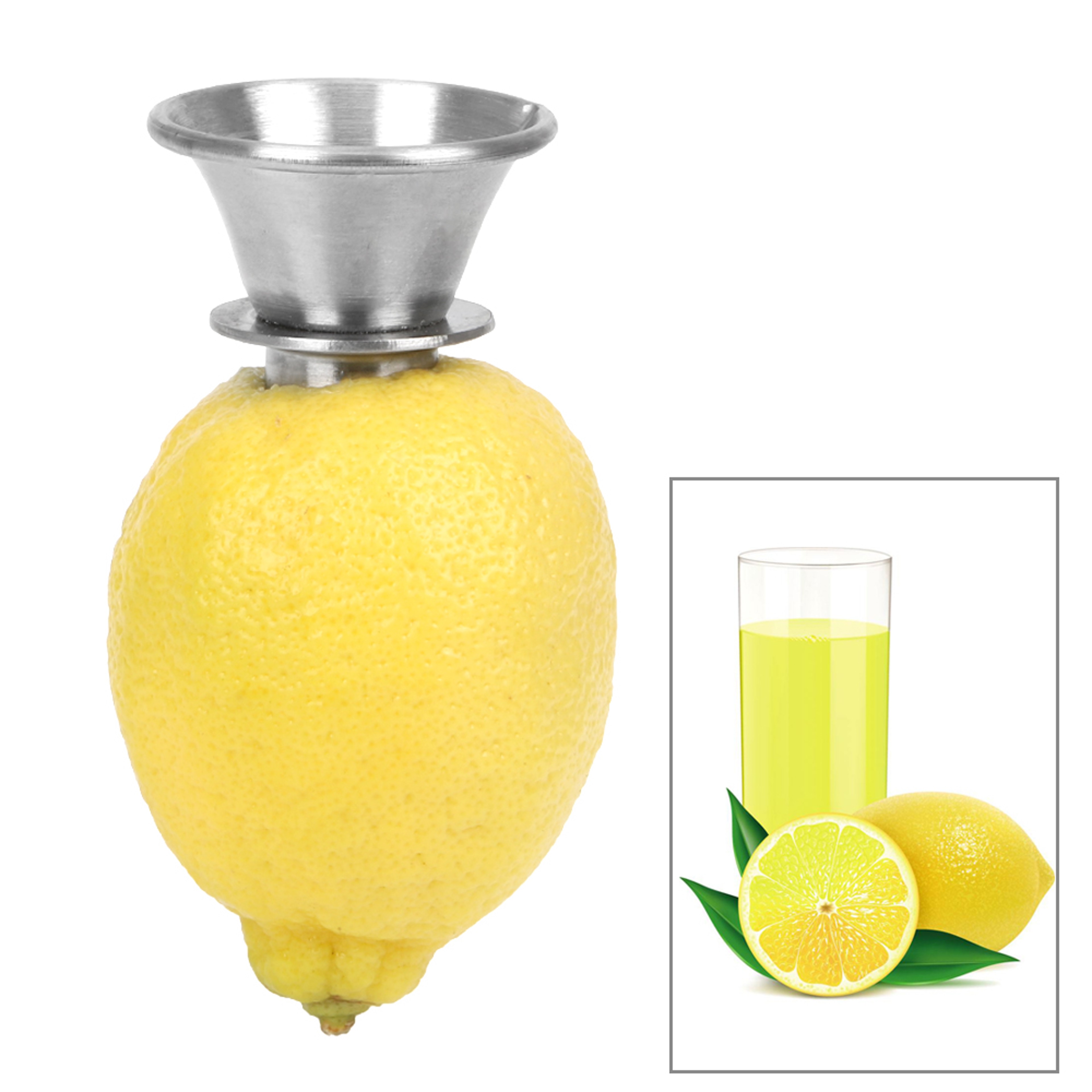 Stainless Steel Manual Citrus Juicer and Squeezer Tool – view 1