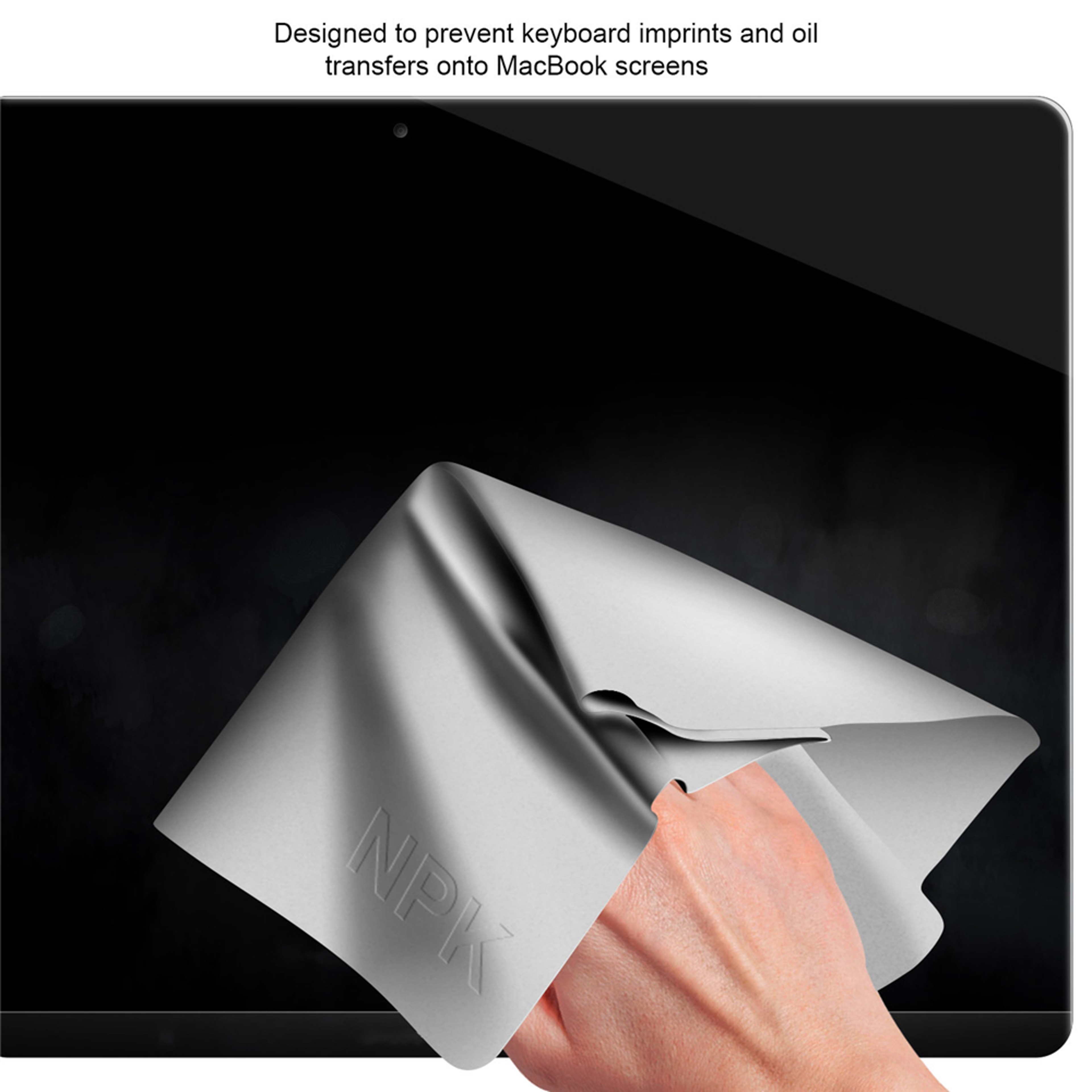 Microfiber Laptop Keyboard Cover and Screen Cleaning Cloth – view 5