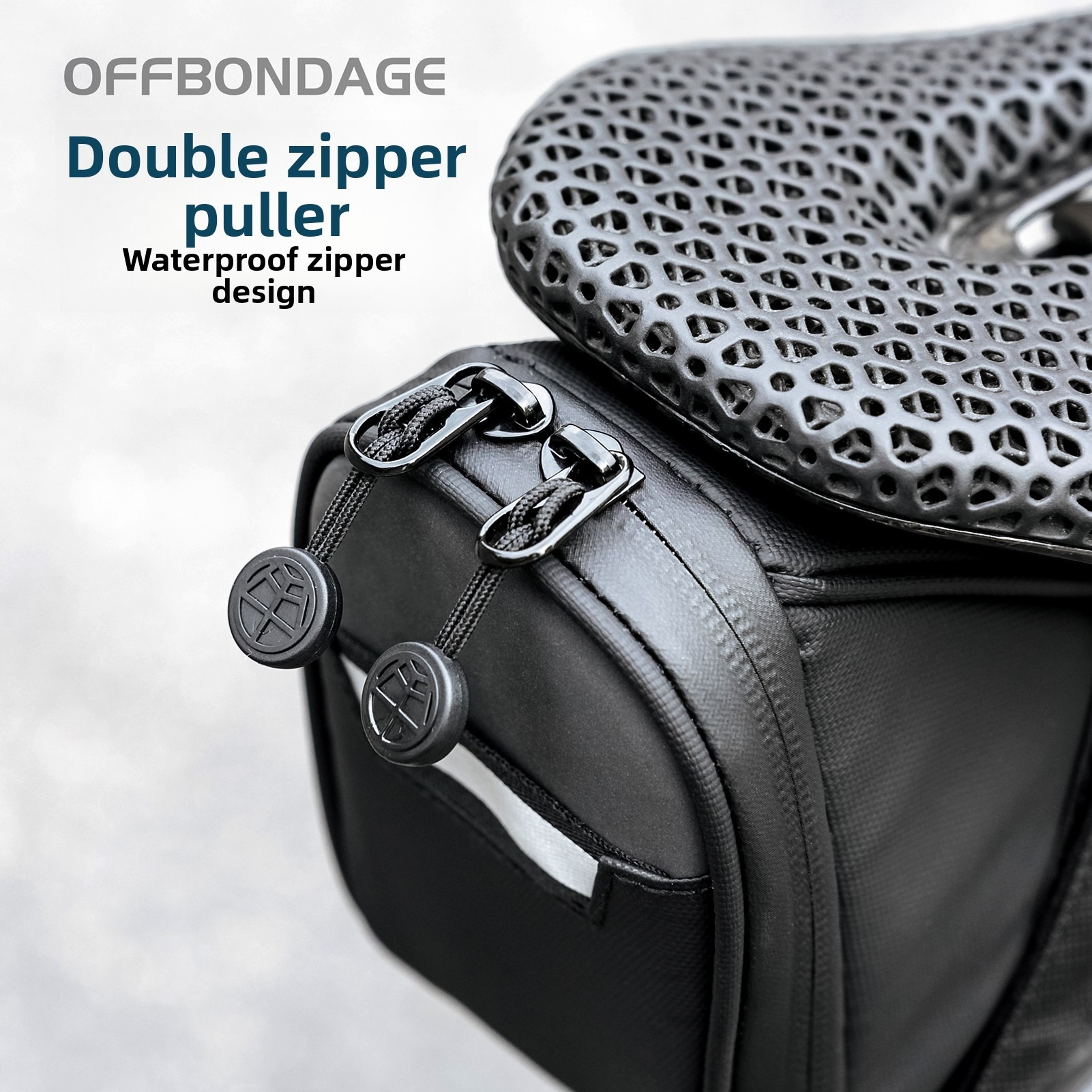 Shockproof Refective Rear Bicycle Seatpost Saddle Bag Large Capacity MTB Tail Bag – view 5