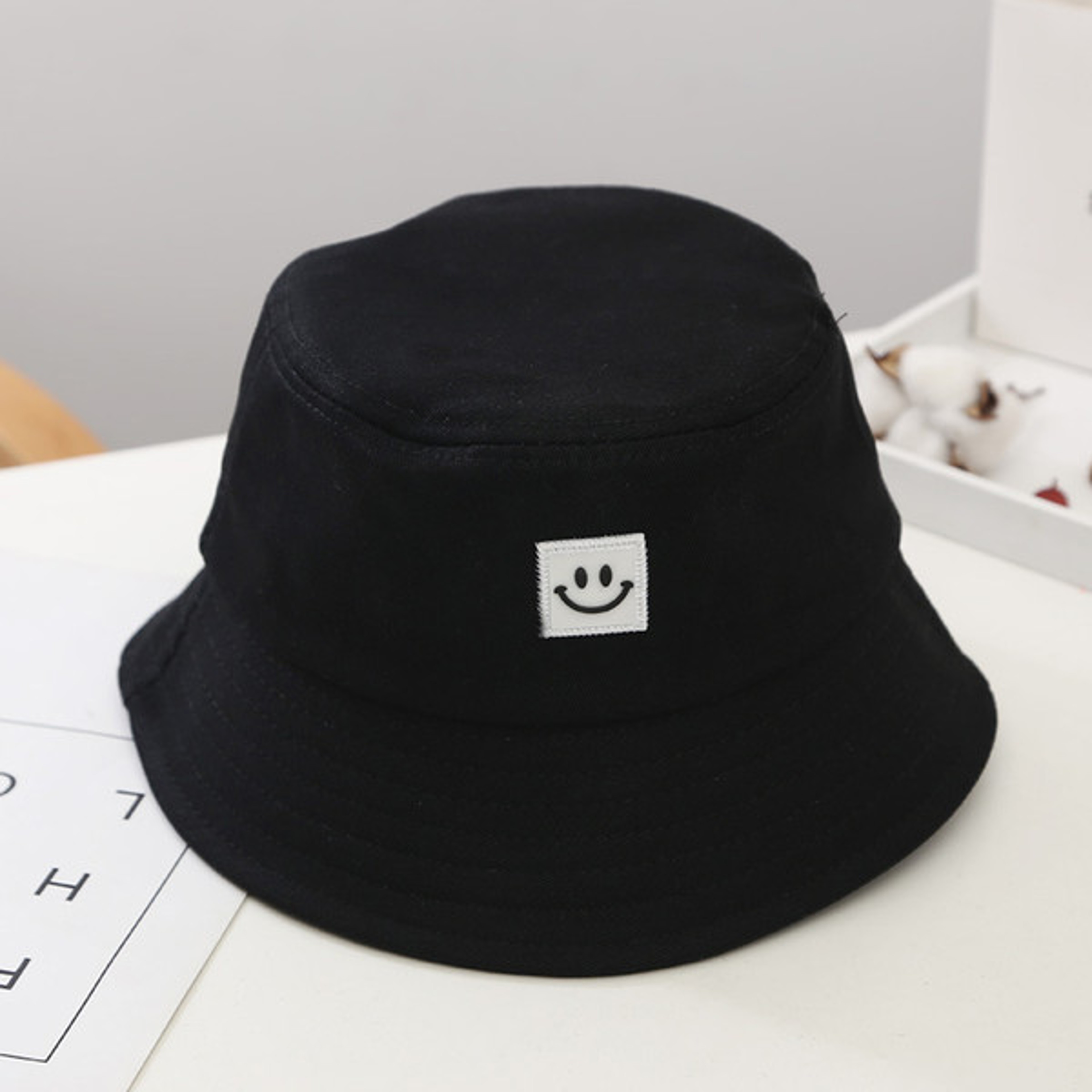 Trendy Emoji Smiley Face Bucket Hat.jpg