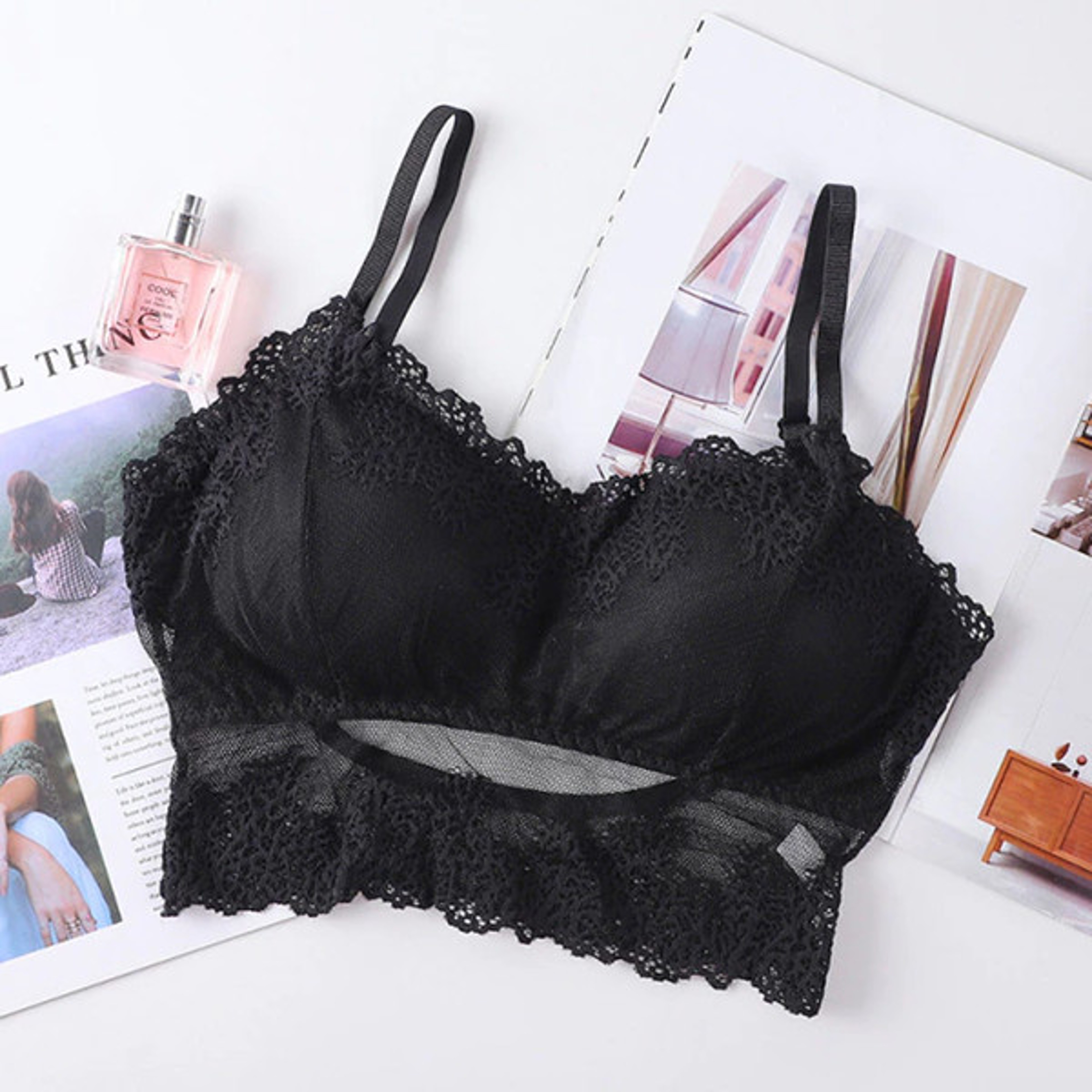 Floral Lace Bustier Top For Fancy Wear.jpg