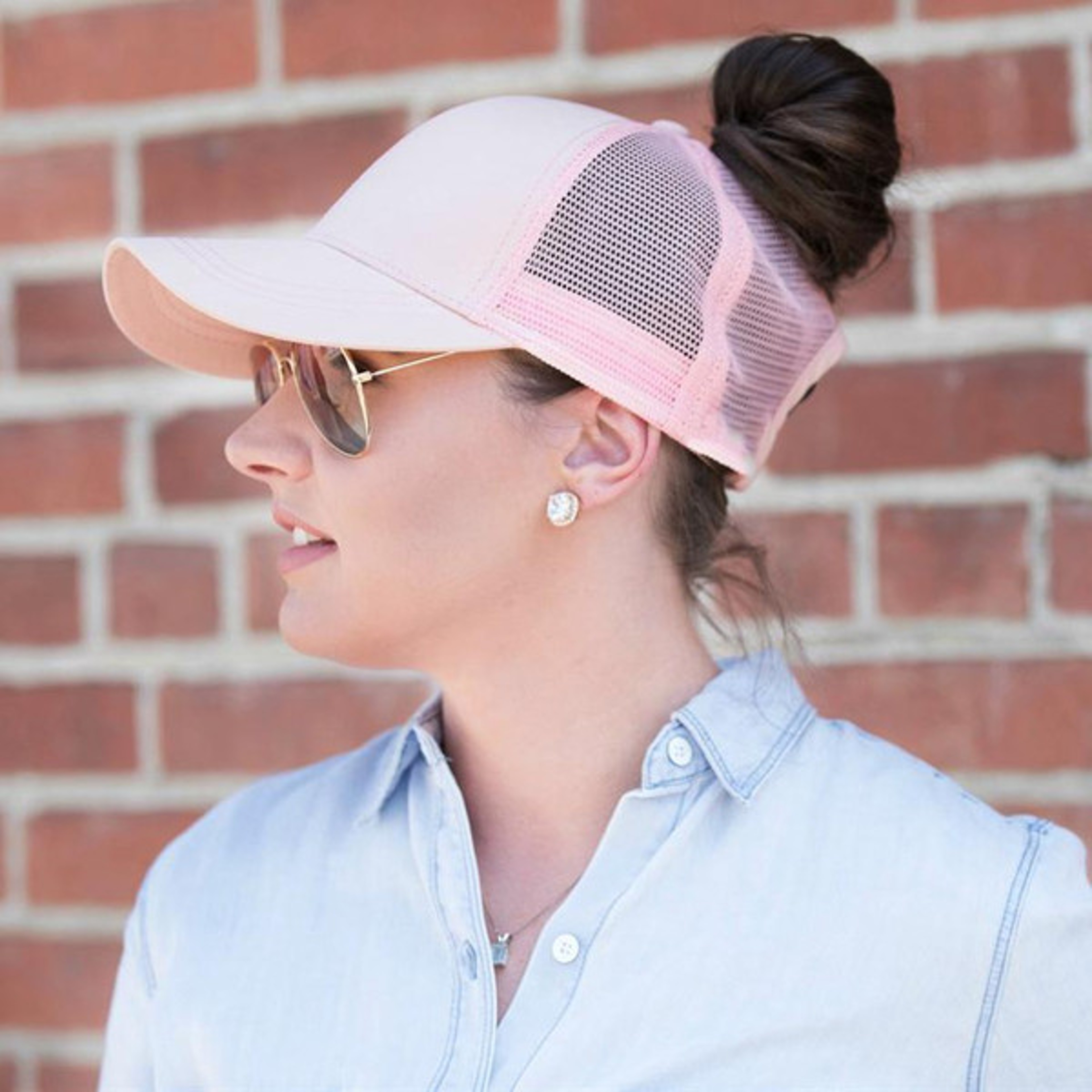summer ponytail ball cap for women
