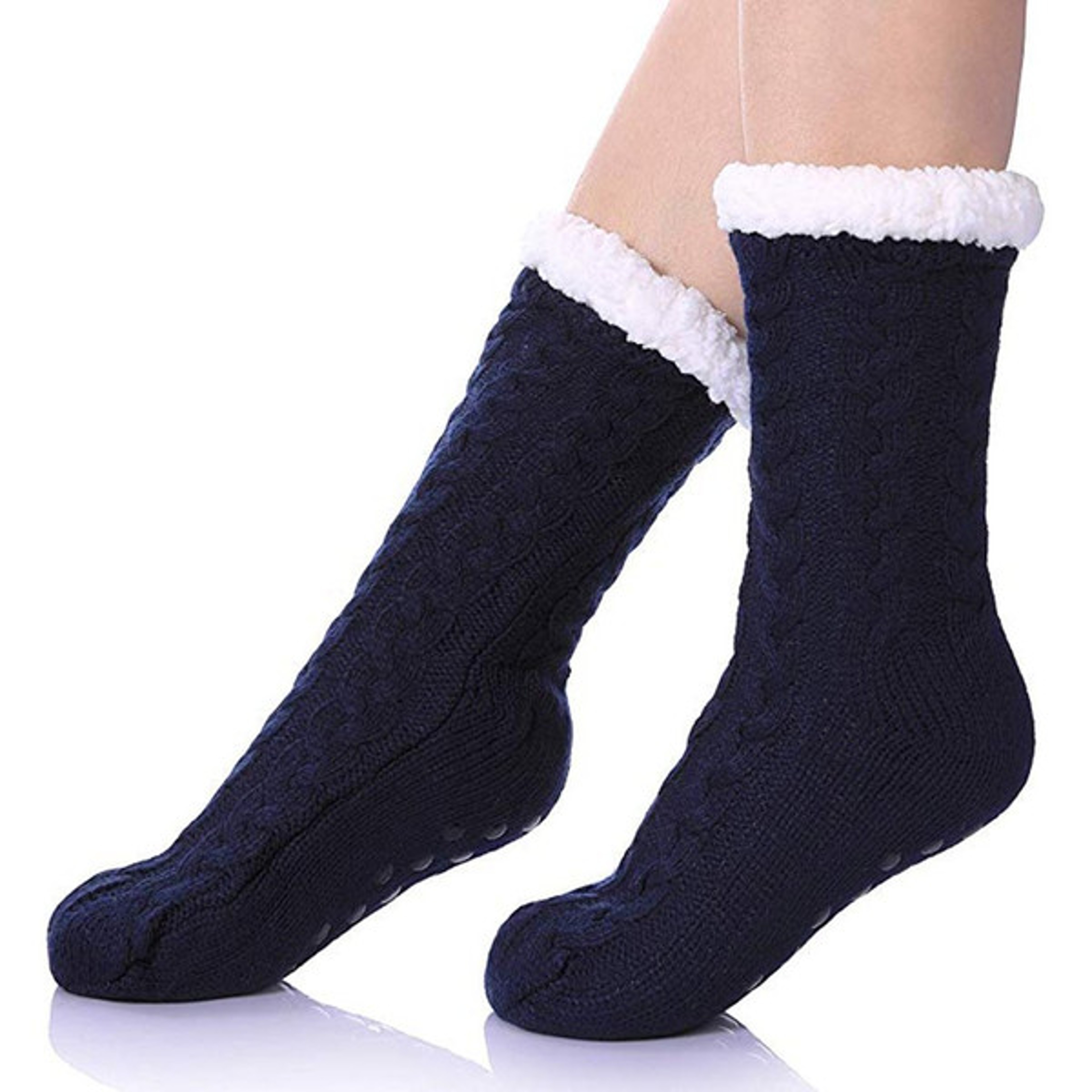 Perfect gift sherpa slipper socks for adults