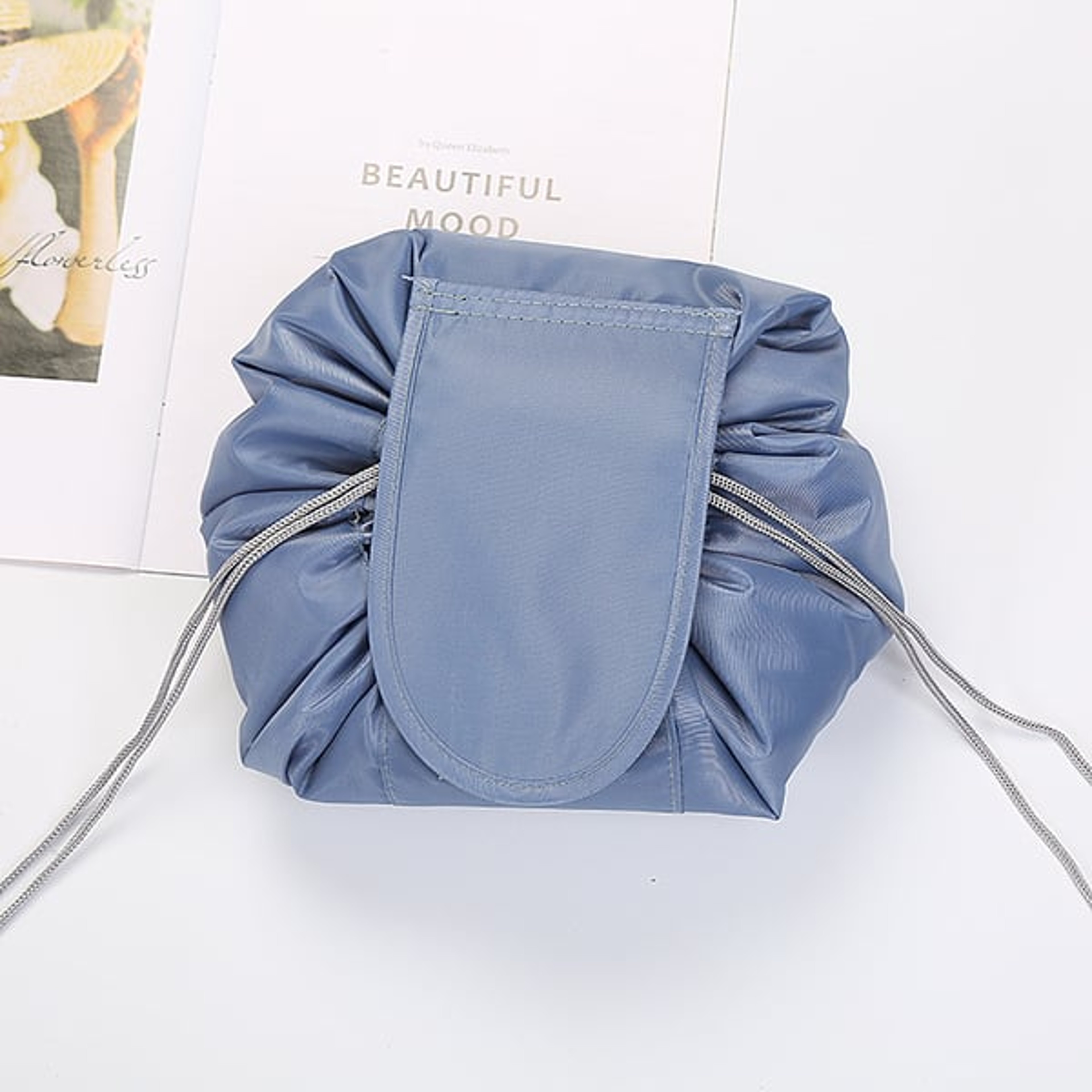 Large capacity travel makeup bag for vacations