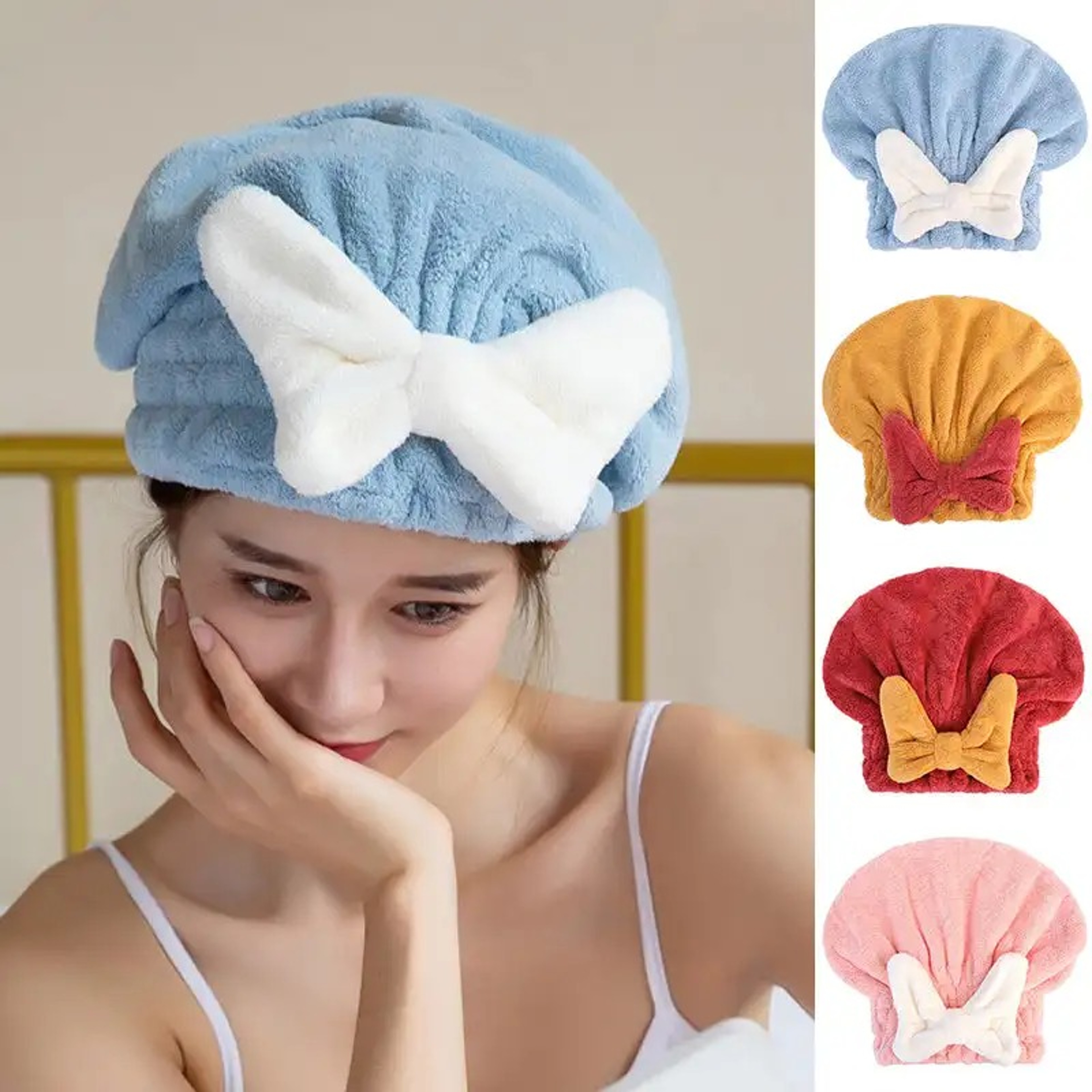 Quick Drying Shower Cap for Women