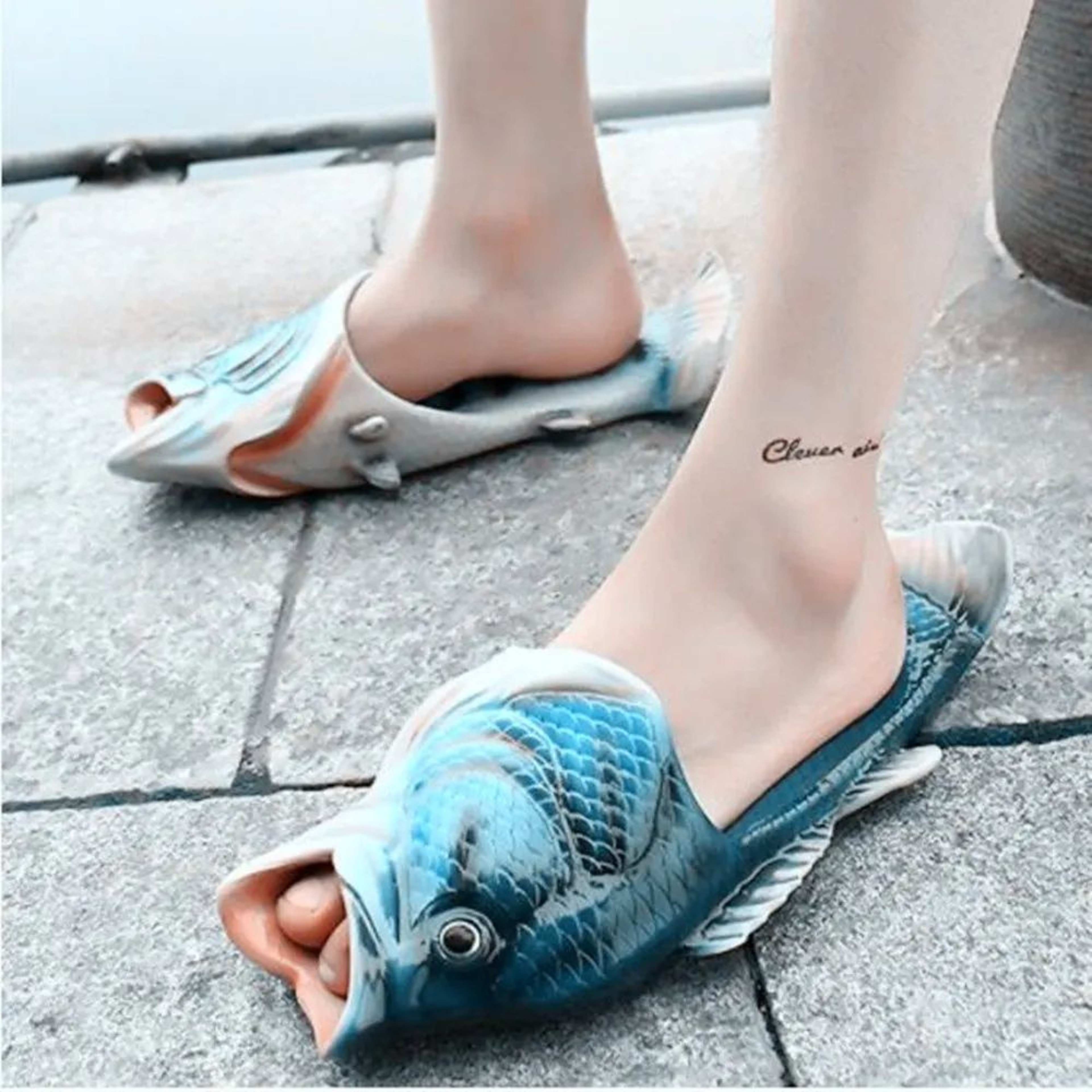 Fish Slippers Unisex Outdoor Summer Beach Sandals Soft Fishing Stylish Footwear 4