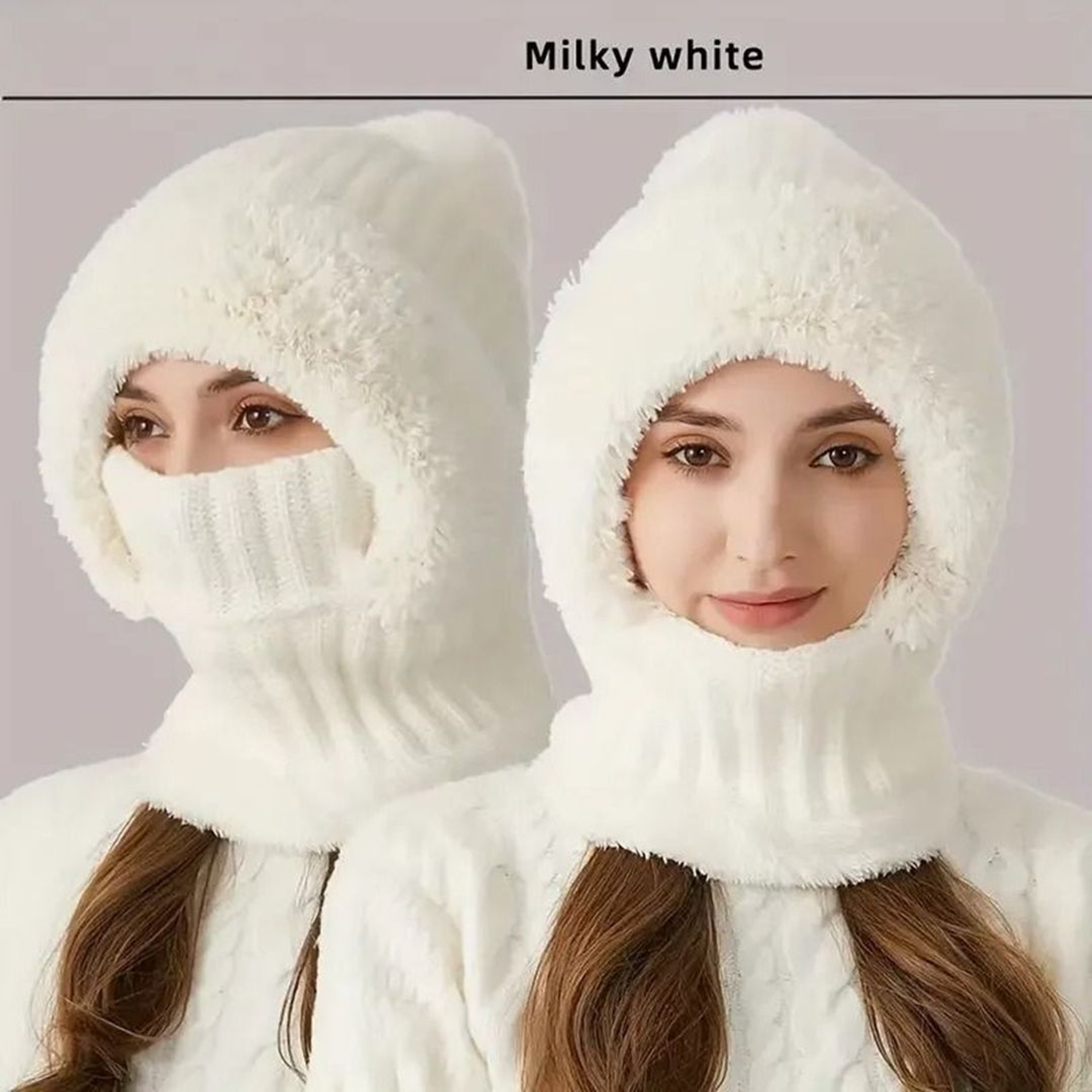 Motorcycle Winter Head Gear That Shields Ears  Neck From Wind FleeceLined Riding Head Cover 2