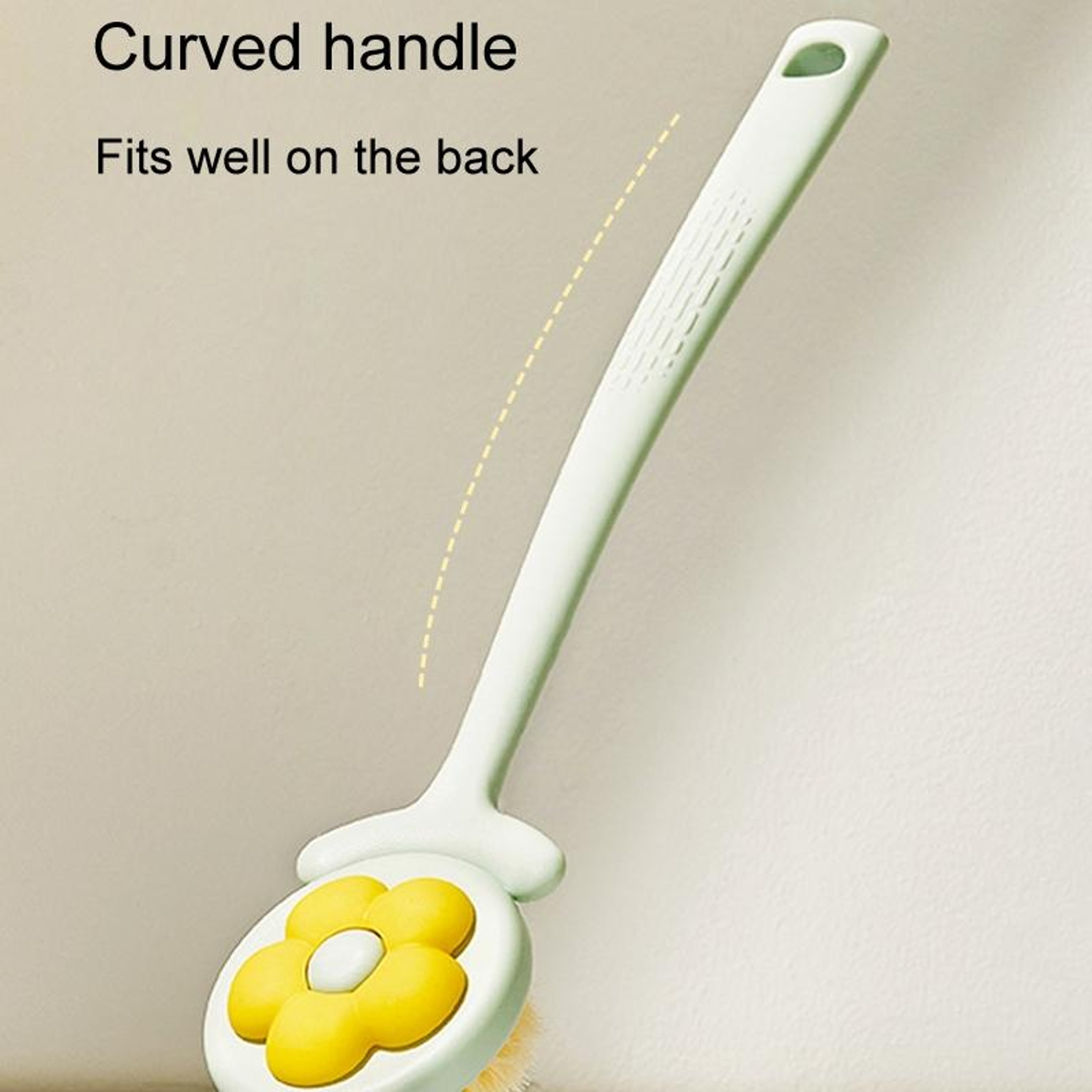 Long Handle Soft Bristle Shower Brush For Back And Body 2