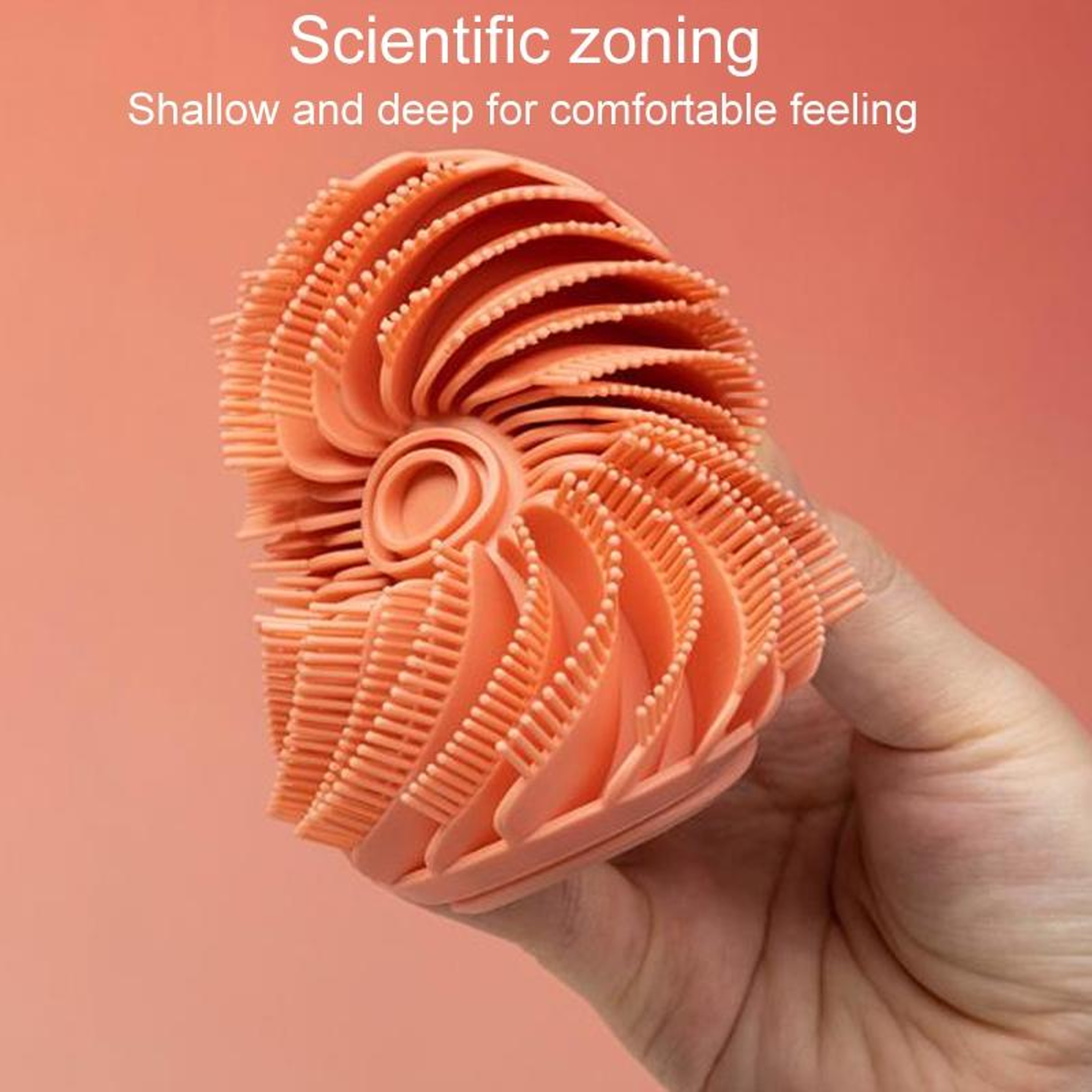 Double Sided Silicone Body Scrubber Shower Brush 3
