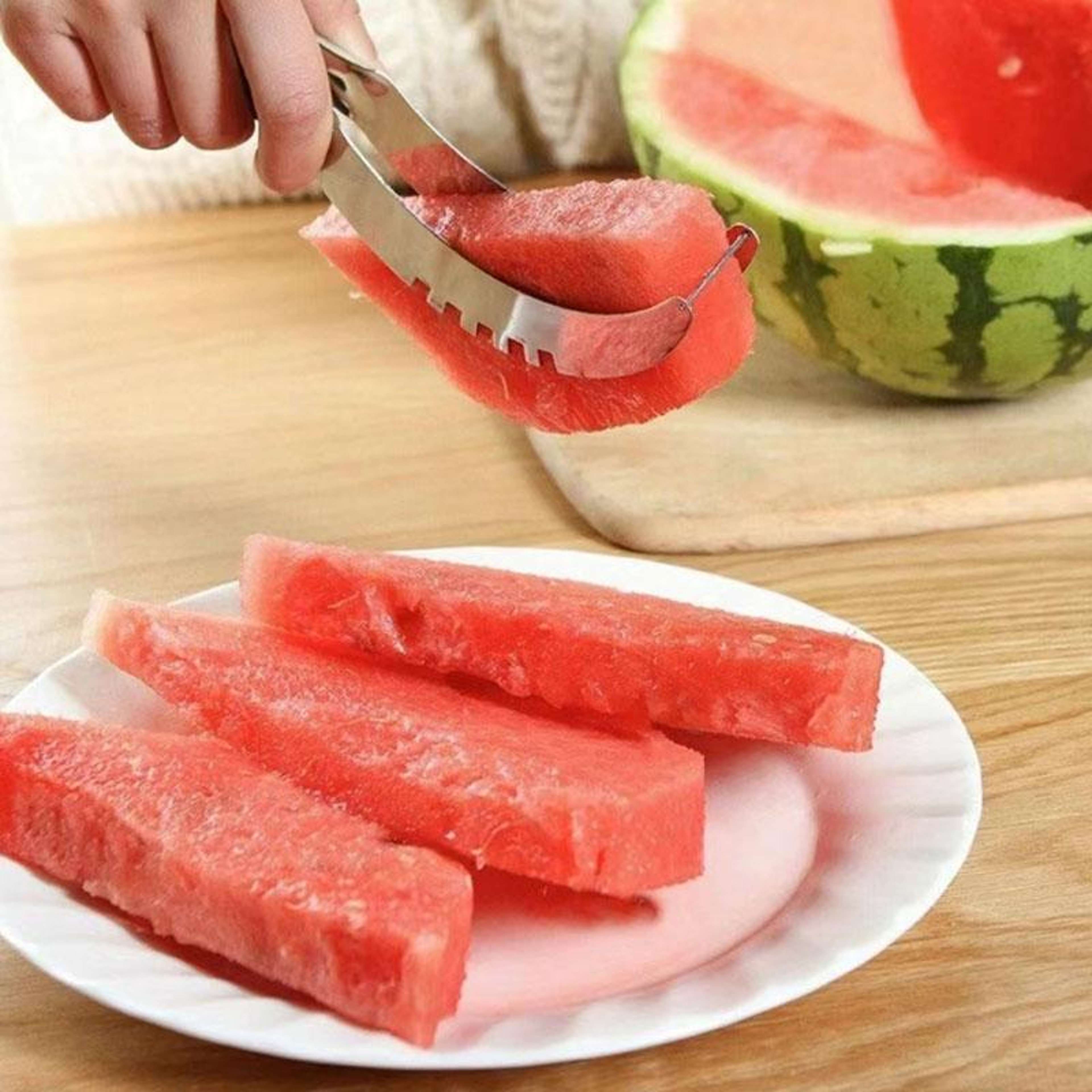 Stainless Steel Watermelon Slicer and Melon Cutter – view 5