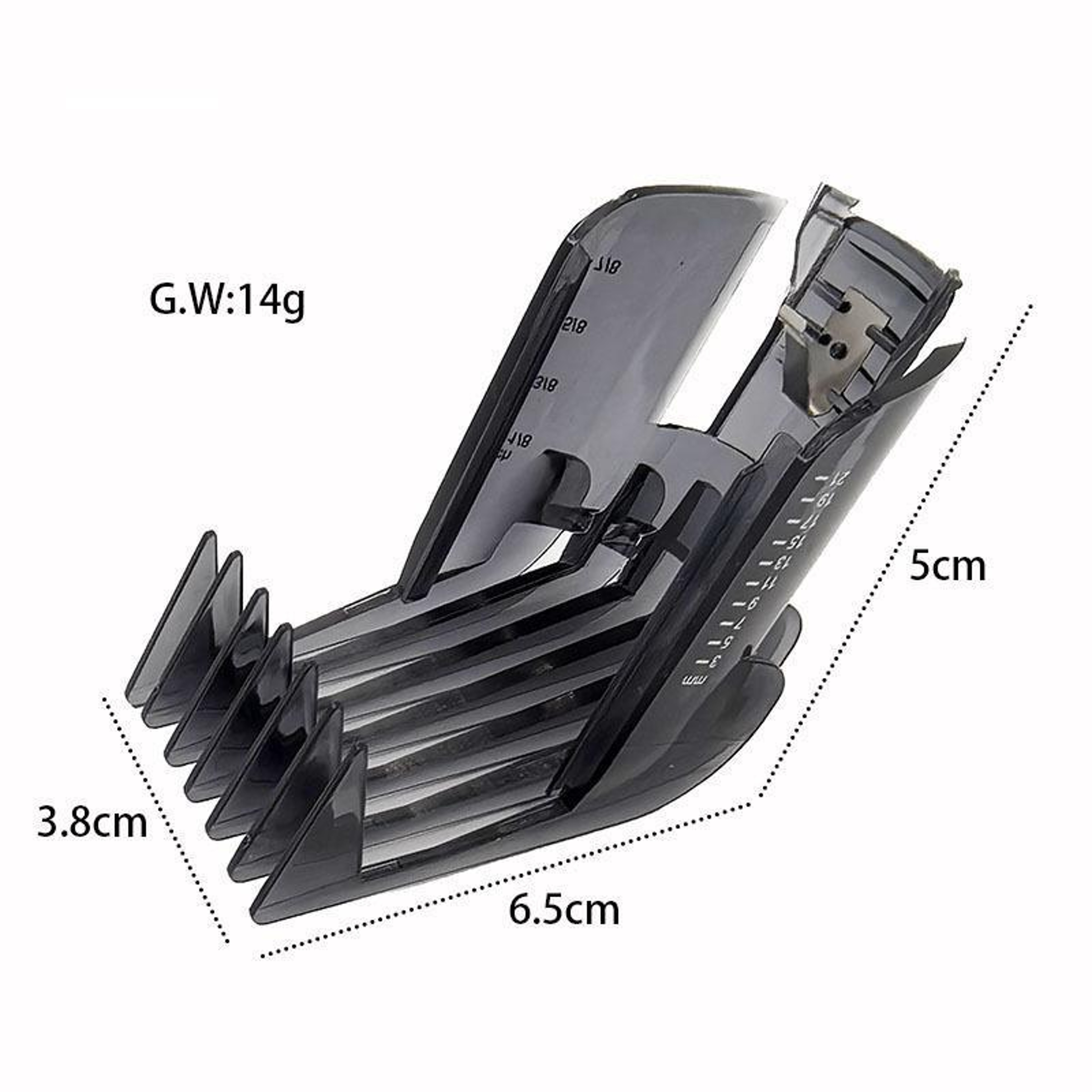 Adjustable Hair Trimmer Guide Comb Attachment – view 5
