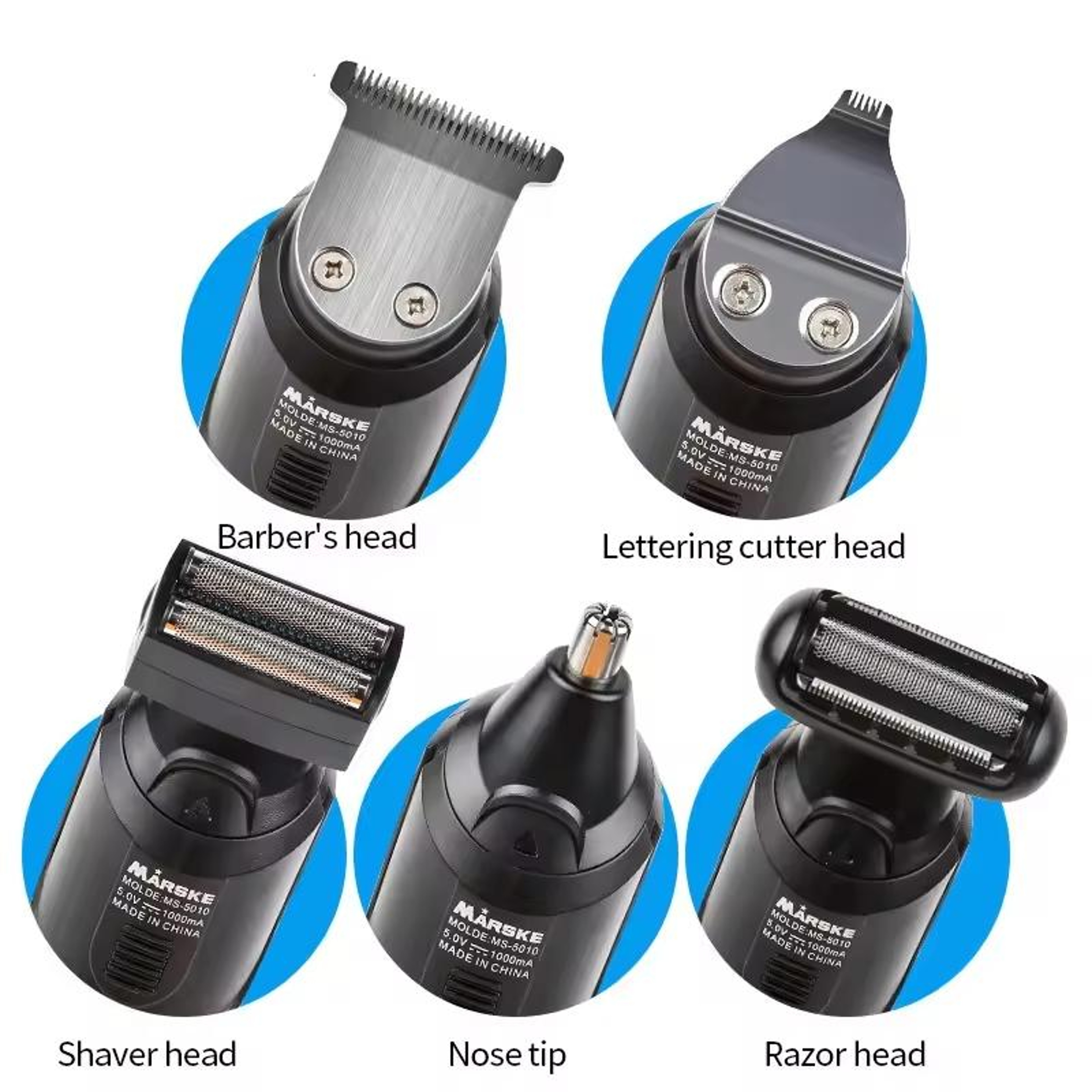 Rechargeable Hair Clipper  MultiFunction Shaver 3