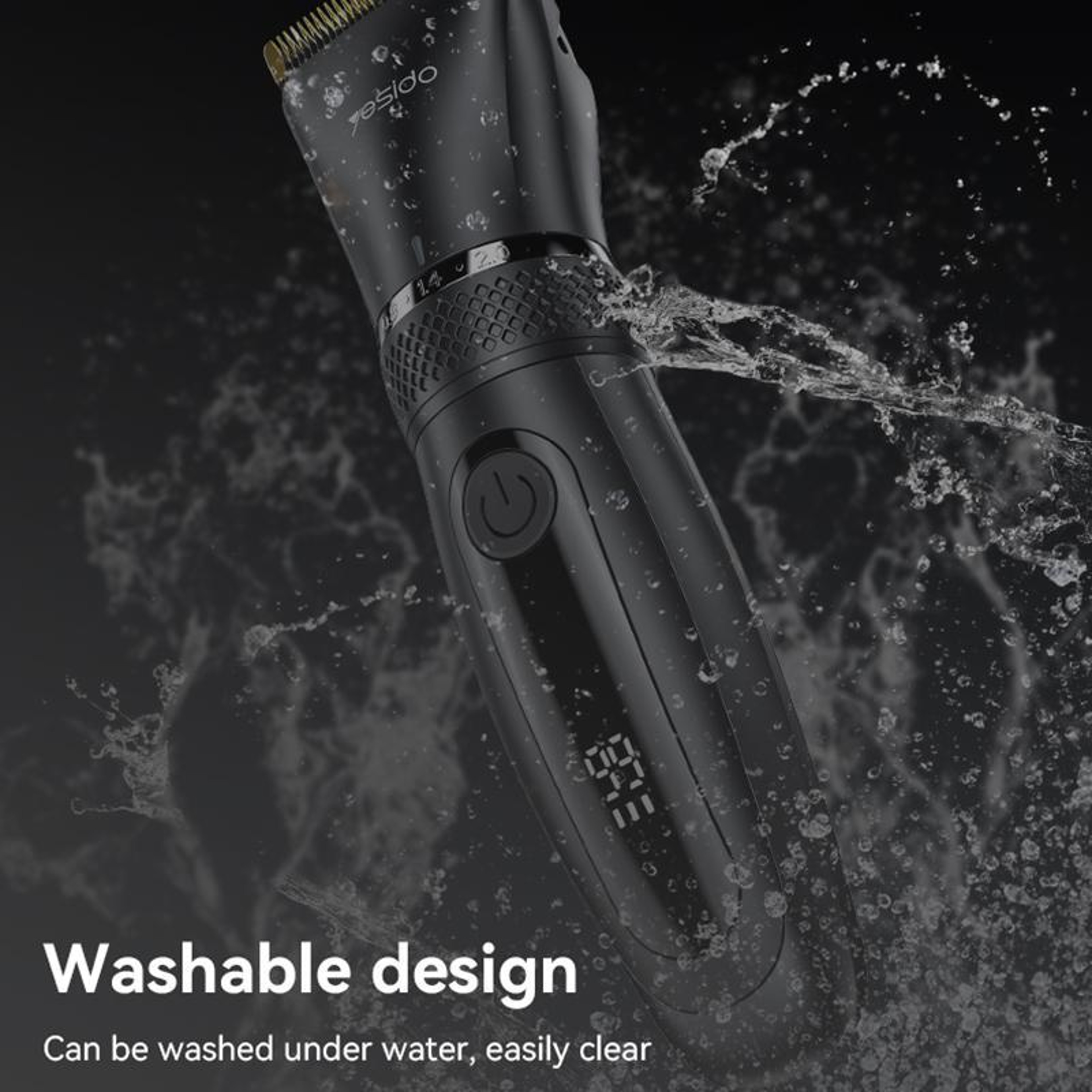 Cordless Hair Clipper  Trimmer Washable  Rechargeable 7