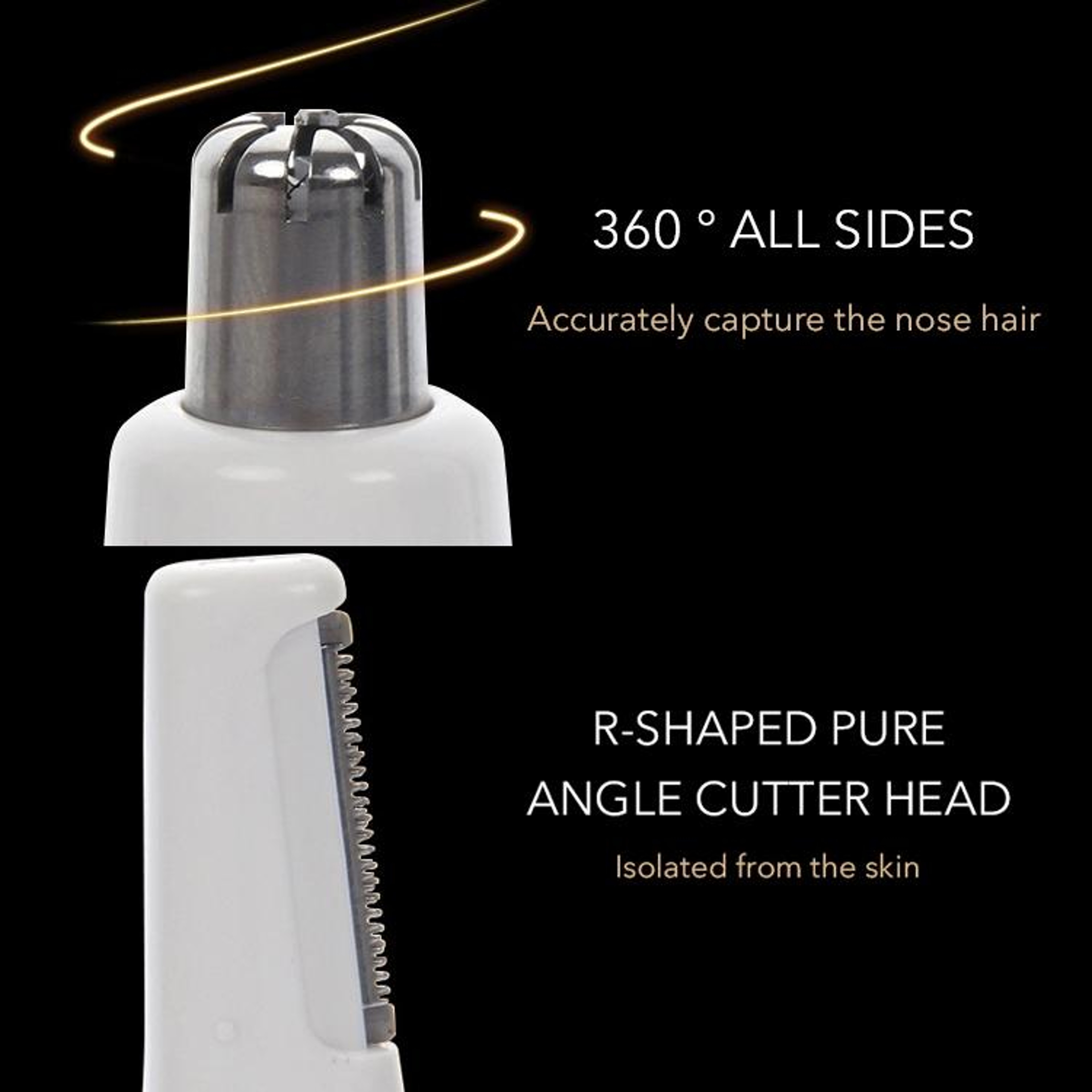 Multi-Function Electric Nasal & Eyebrow Hair Trimmer for Precision Grooming – view 4