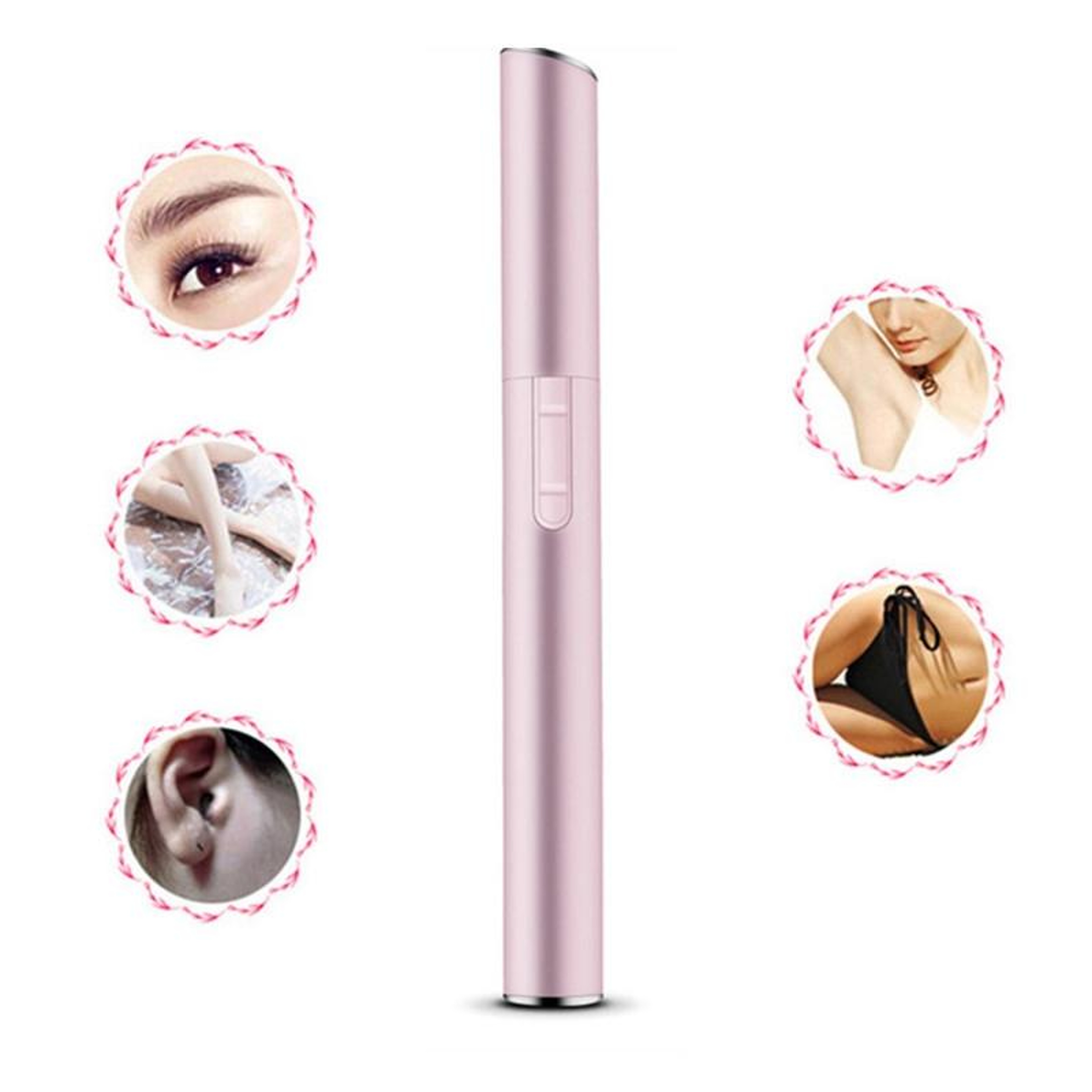 Portable Electric Eyebrow And Face Hair Trimmer Micro Precision Removal Clipper For Face Care Shavi 2