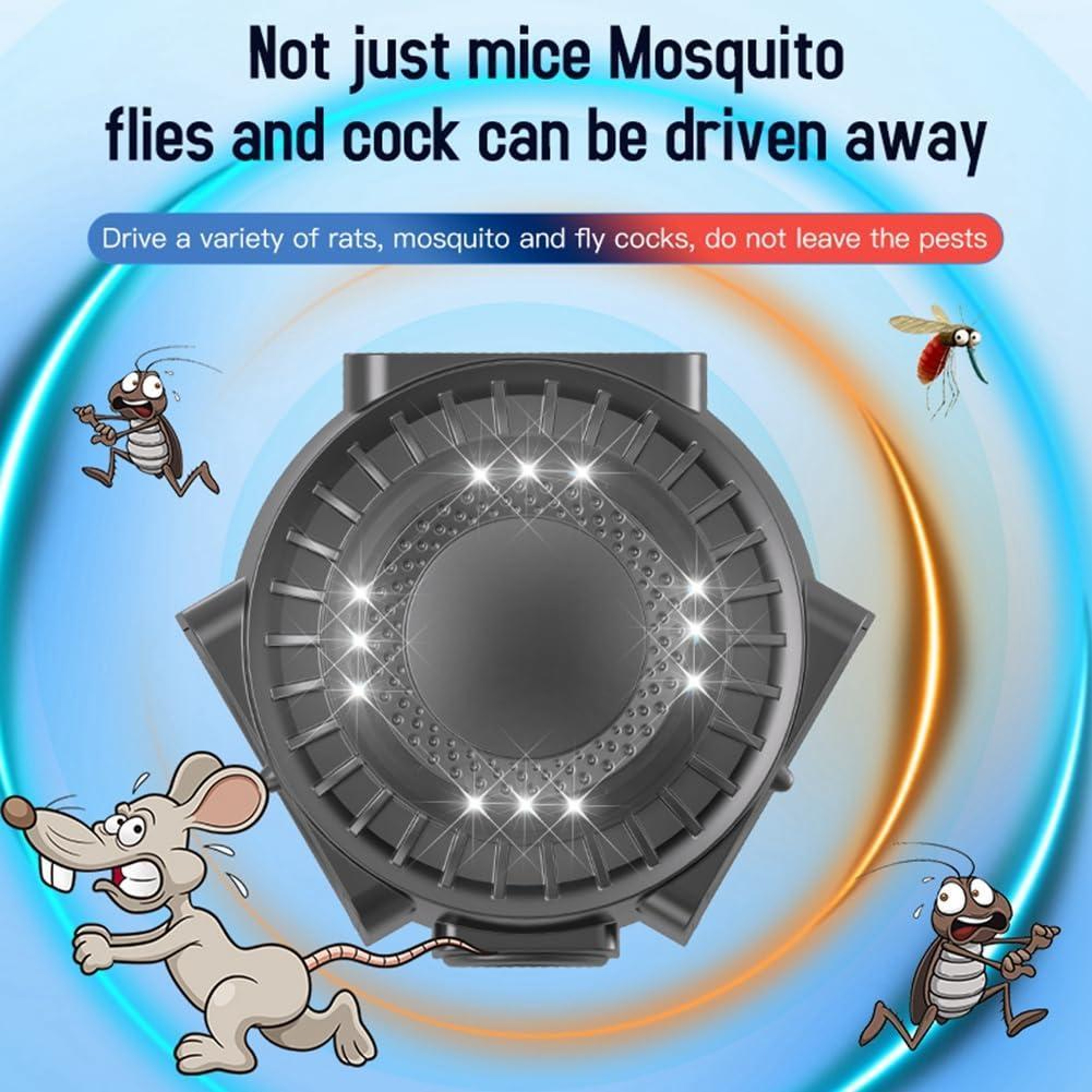 Ultrasonic Mosquito Repeller  Electronic Mouse Repeller HighPower Indoor Pest Control Solution 4