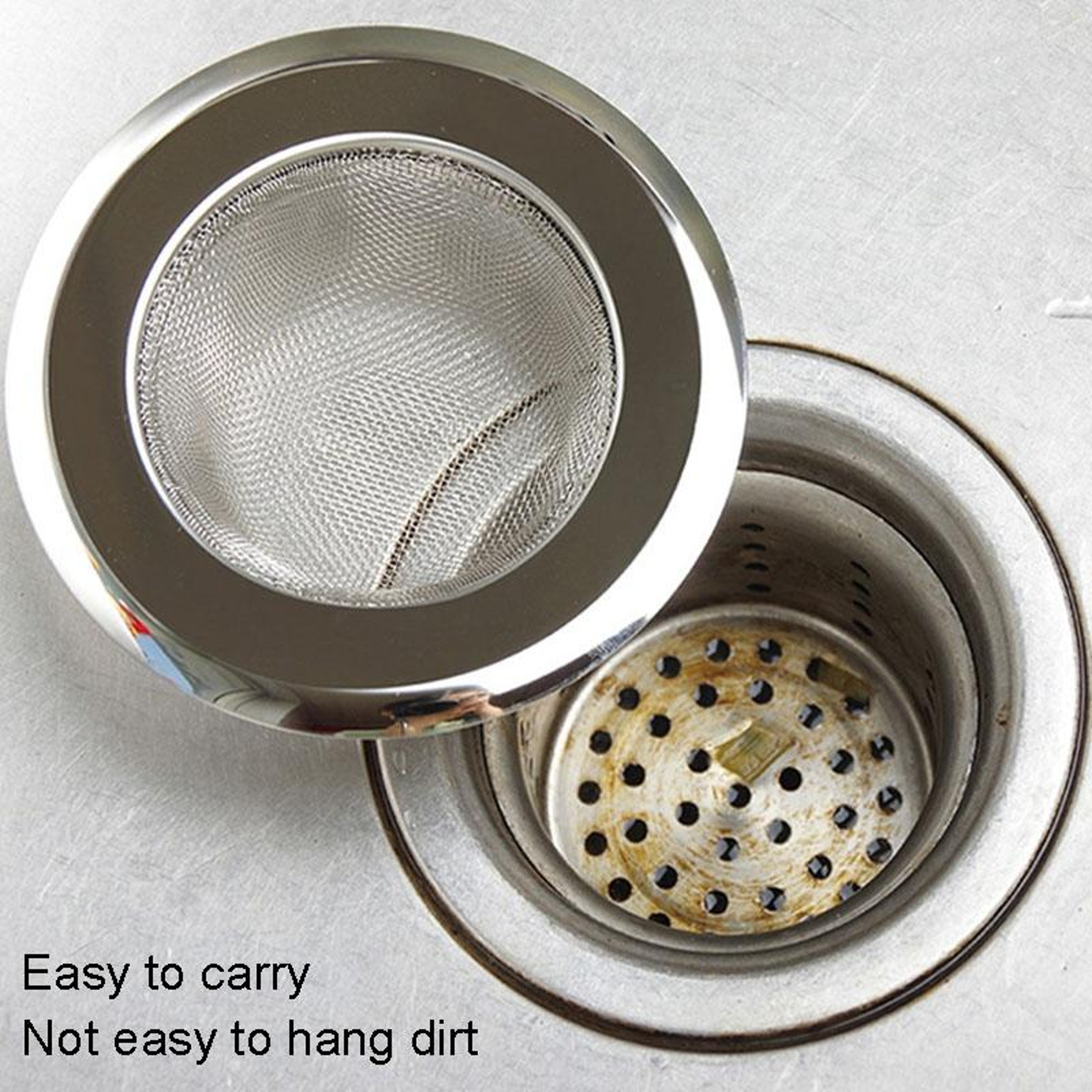 Stainless Steel Kitchen Sink Garbage Filter Durable Wash Basin Drain Filter for Clean and Clog-Free Kitchens – view 6