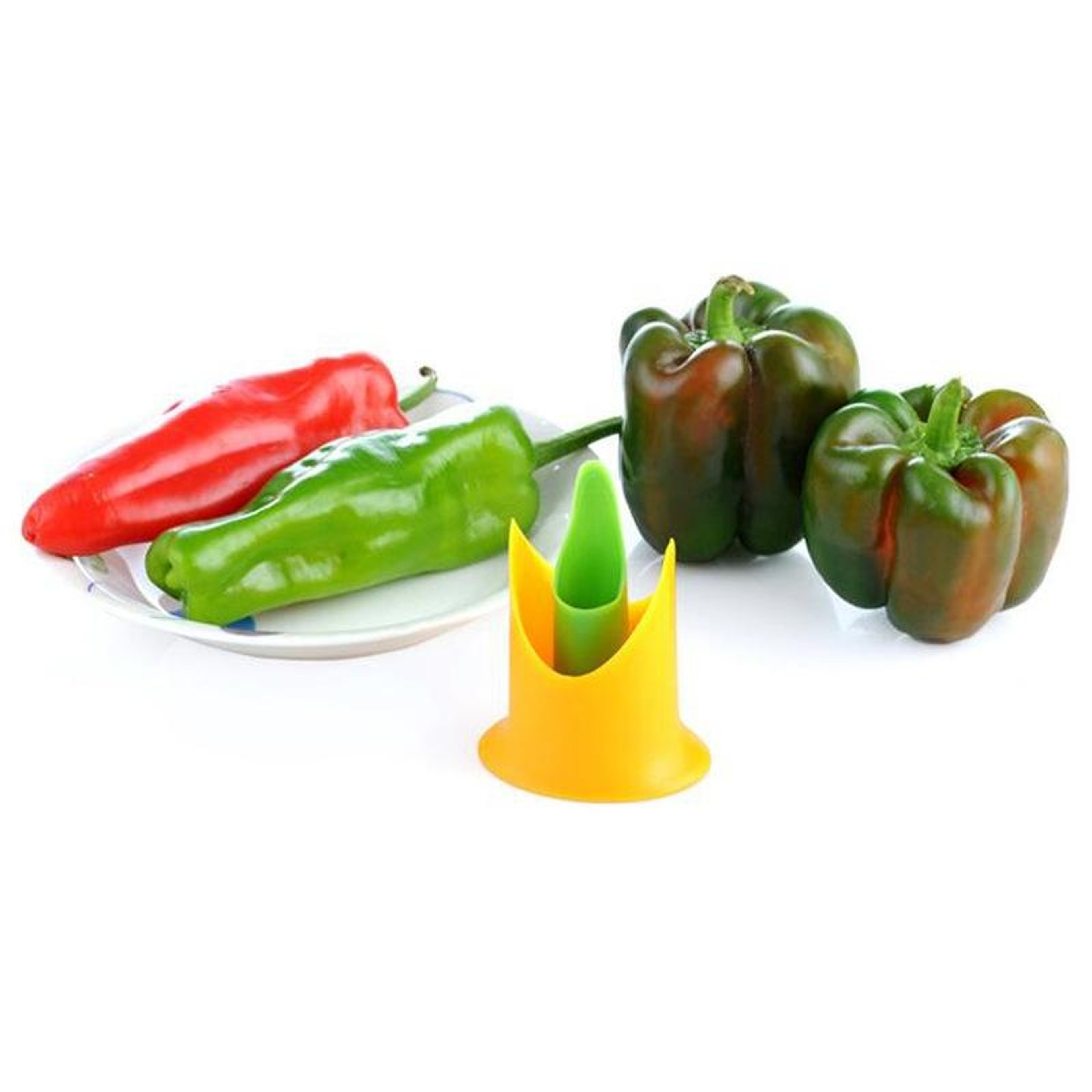 Chili Pepper Seed Extractor & Kitchen Fruit Corer Perfect for Easy Seed Removal – view 5