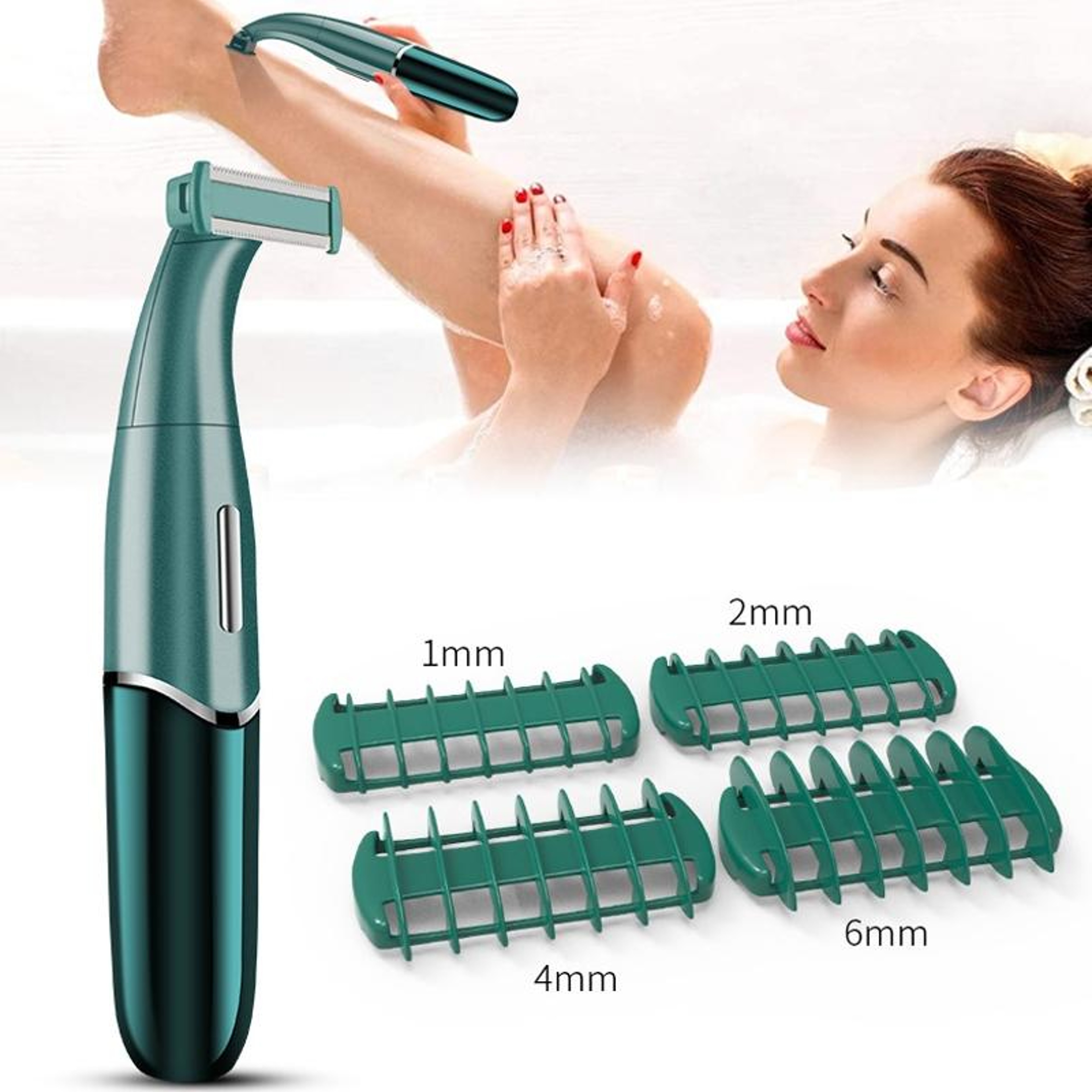 USB Electric MultiFunction Eyebrow  Nose Hair Trimmer 5
