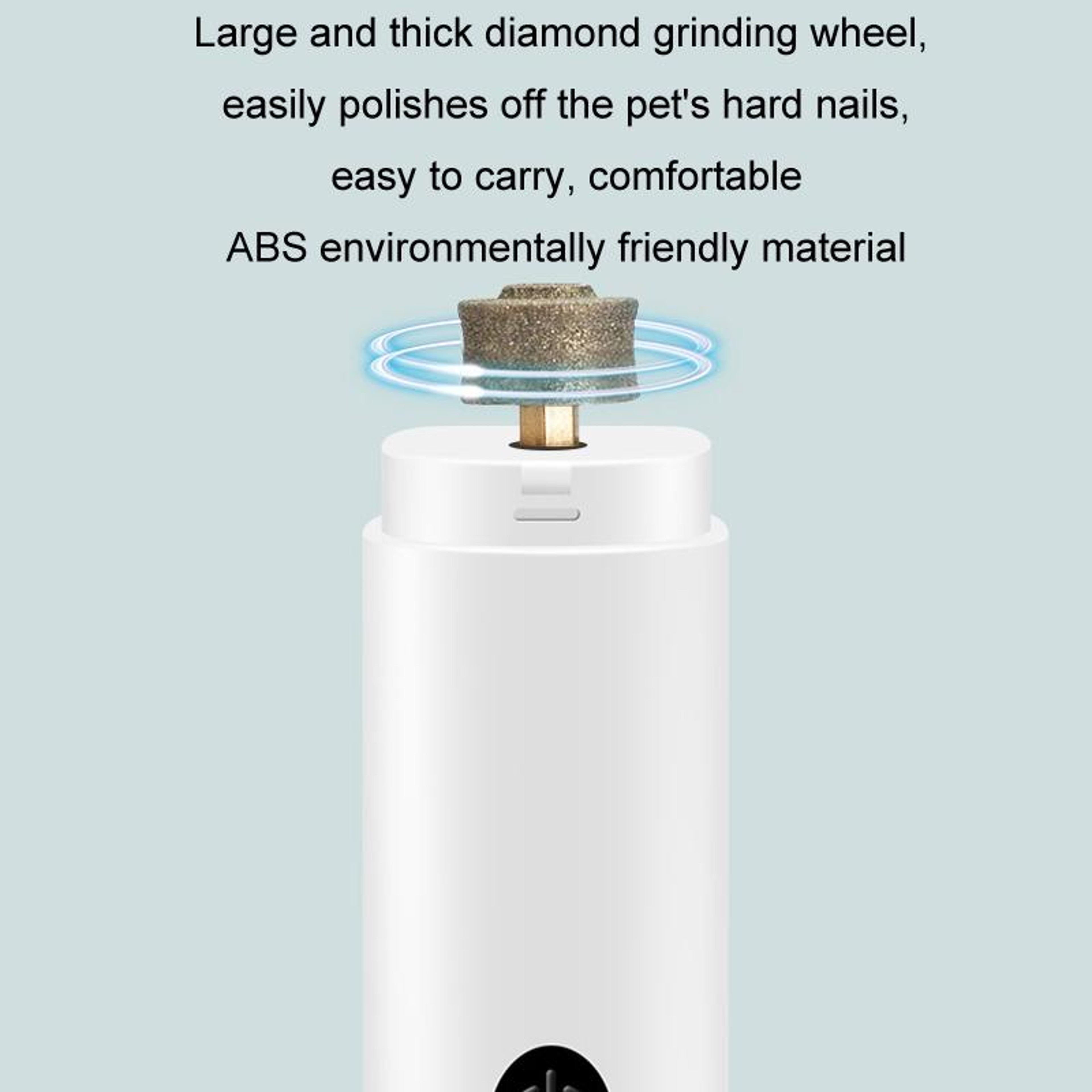 Pet Fully Automatic Nail Grinder With LED Light Quiet  Portable Pet Nail Grinder 6