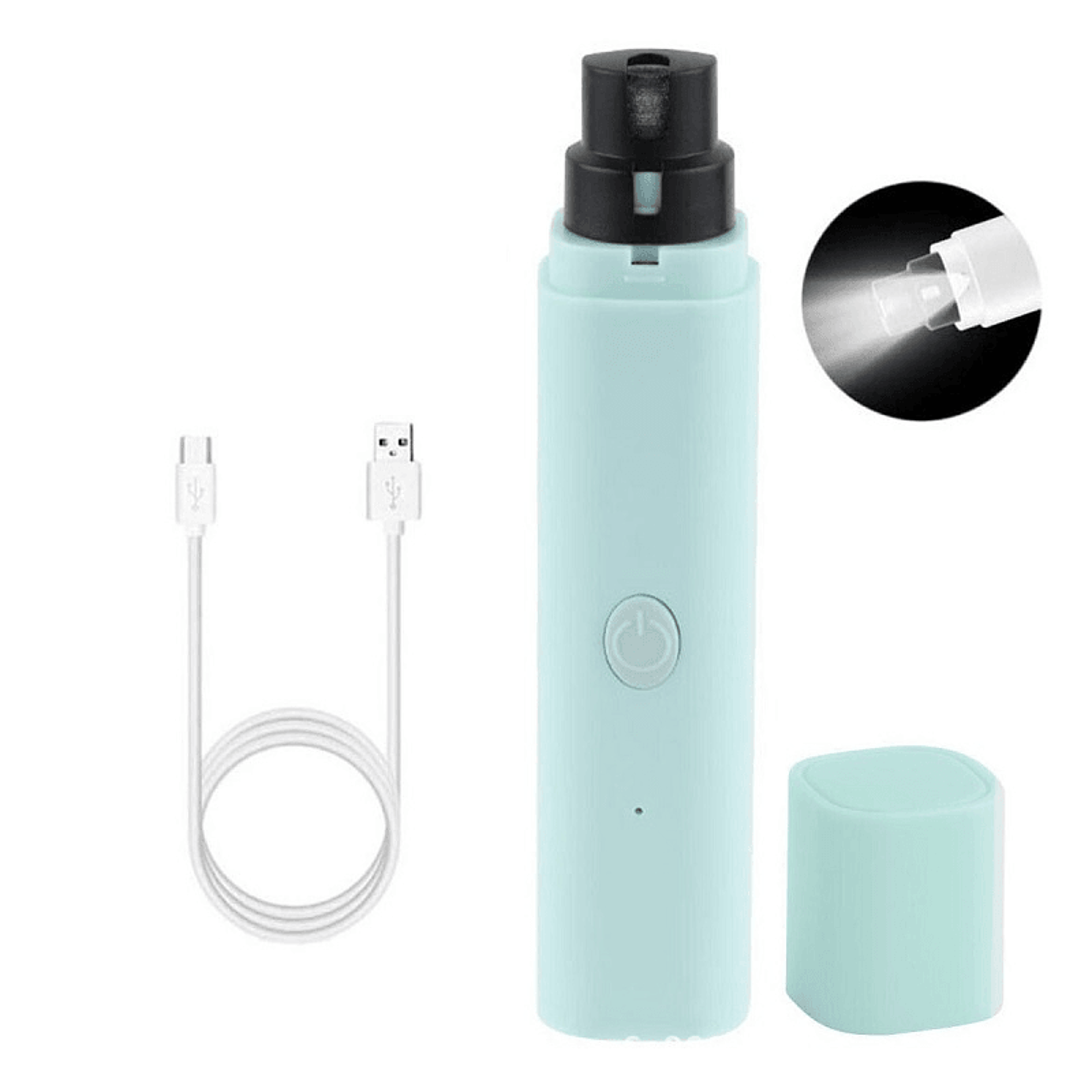 Pet Fully Automatic Nail Grinder With LED Light Quiet  Portable Pet Nail Grinder 13