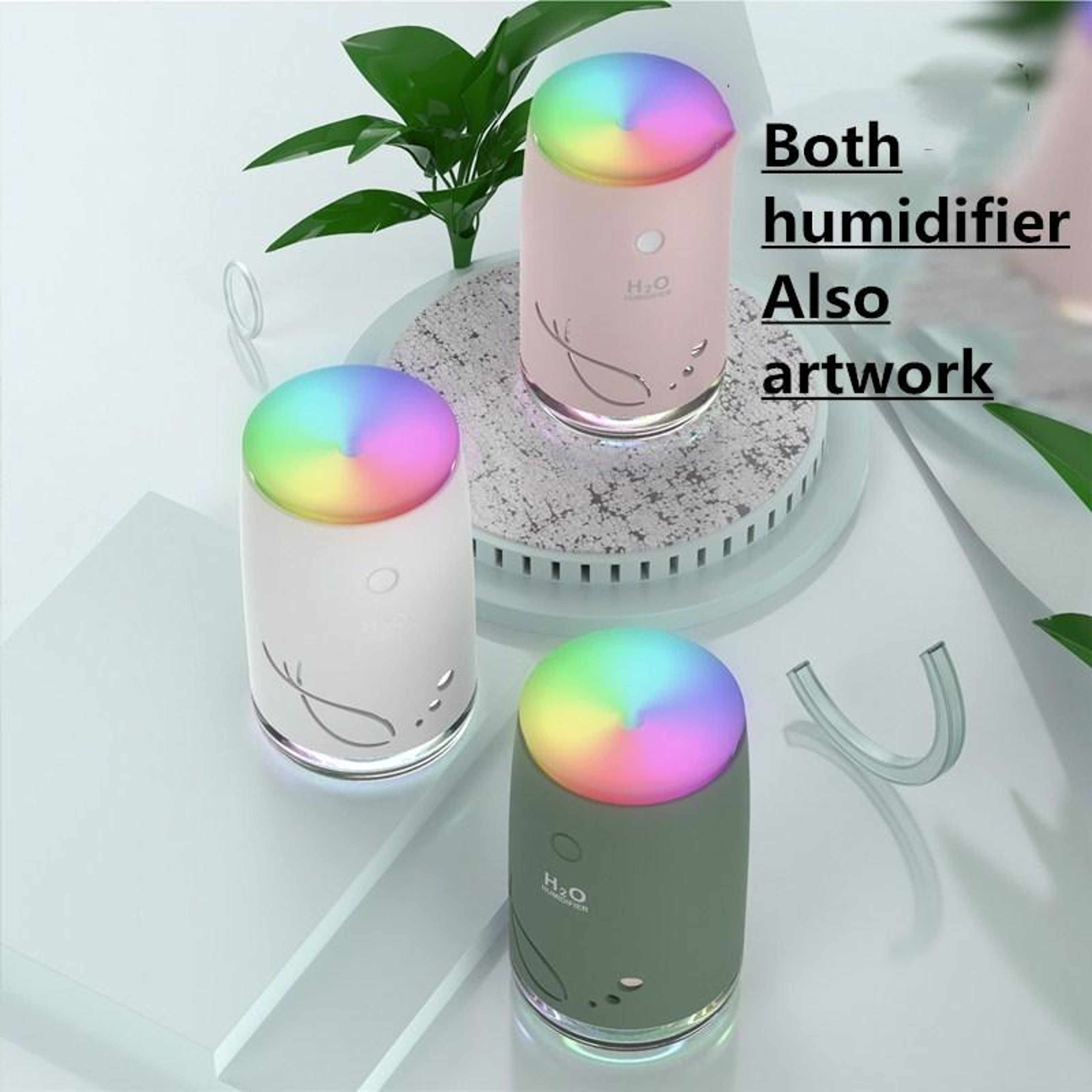 Portable Fish Pattern Mini USB Humidifier For Bedroom  Office 7